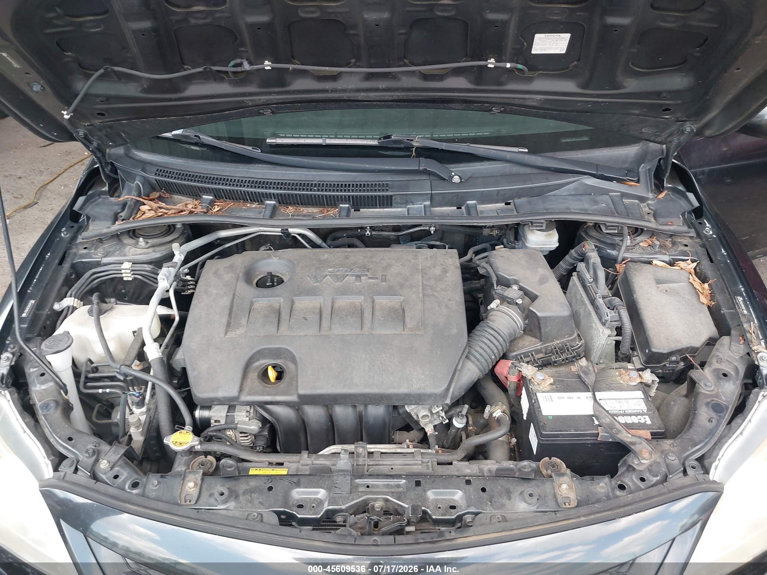 2011 Toyota Corolla Le Black vin: JTDBU4EE5BJ091255