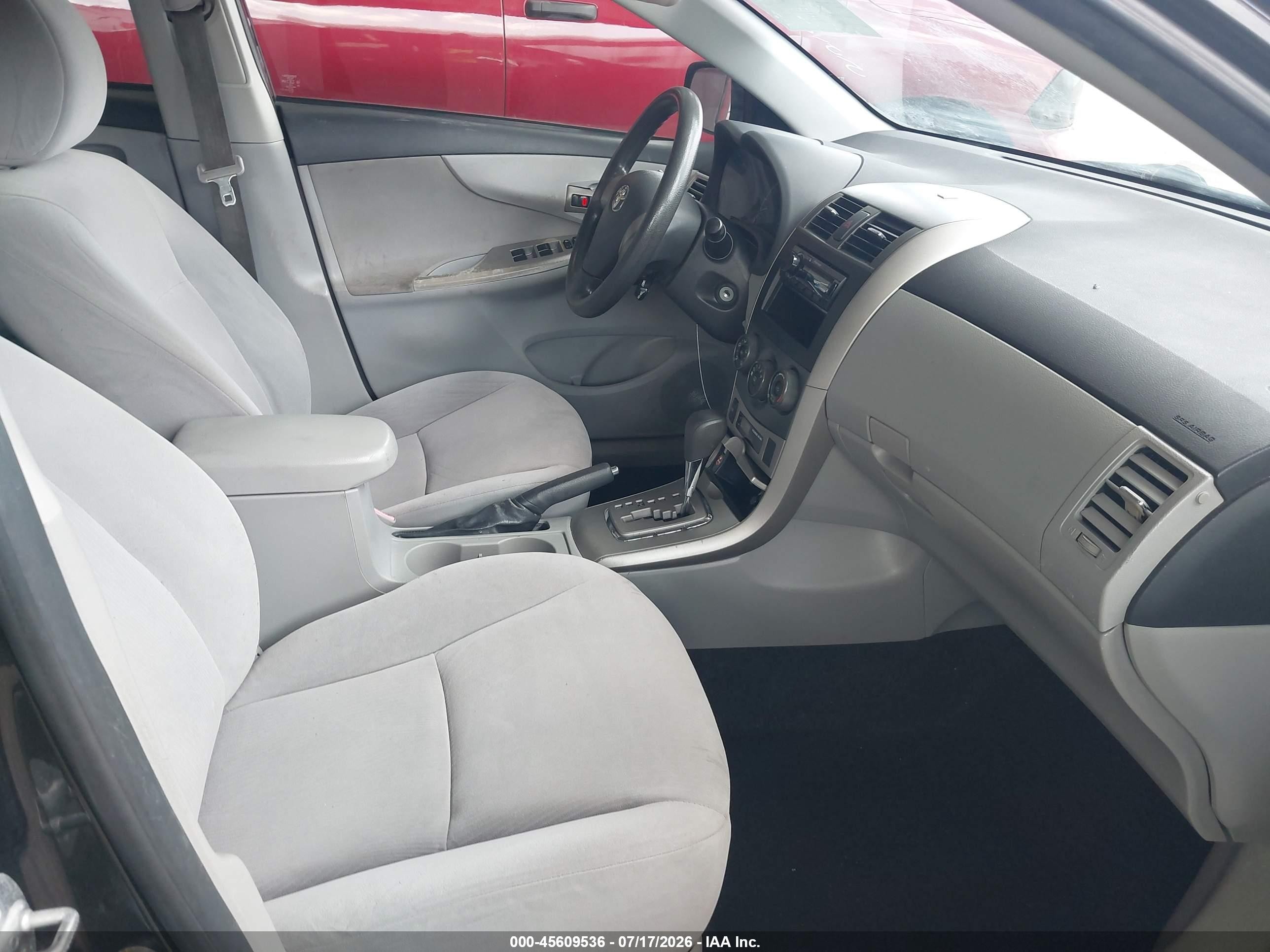 2011 Toyota Corolla Le Black vin: JTDBU4EE5BJ091255