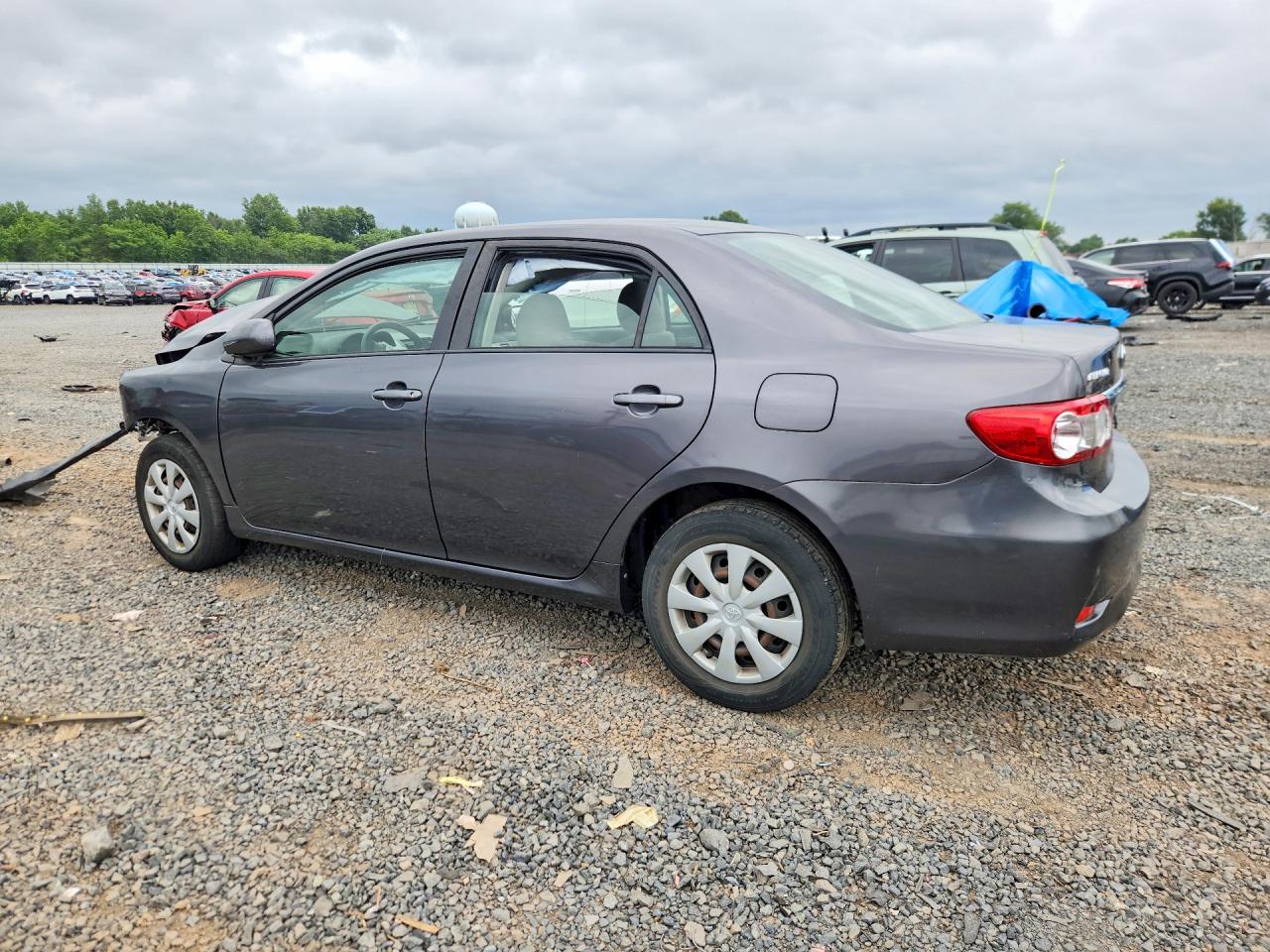 2011 Toyota Corolla Le Серый vin: JTDBU4EE5BJ096620