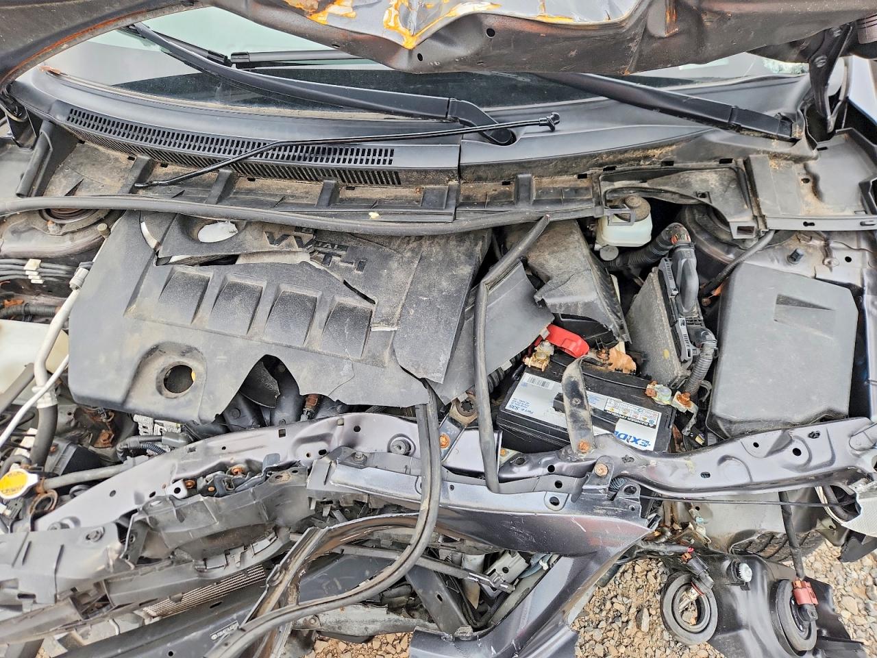 2011 Toyota Corolla Le Серый vin: JTDBU4EE5BJ096620