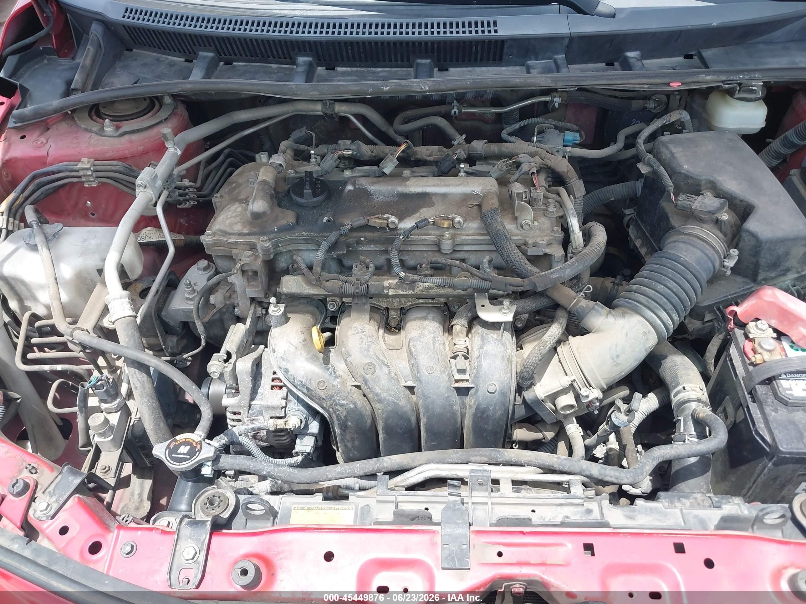 2011 Toyota Corolla Le Red vin: JTDBU4EE5BJ100276