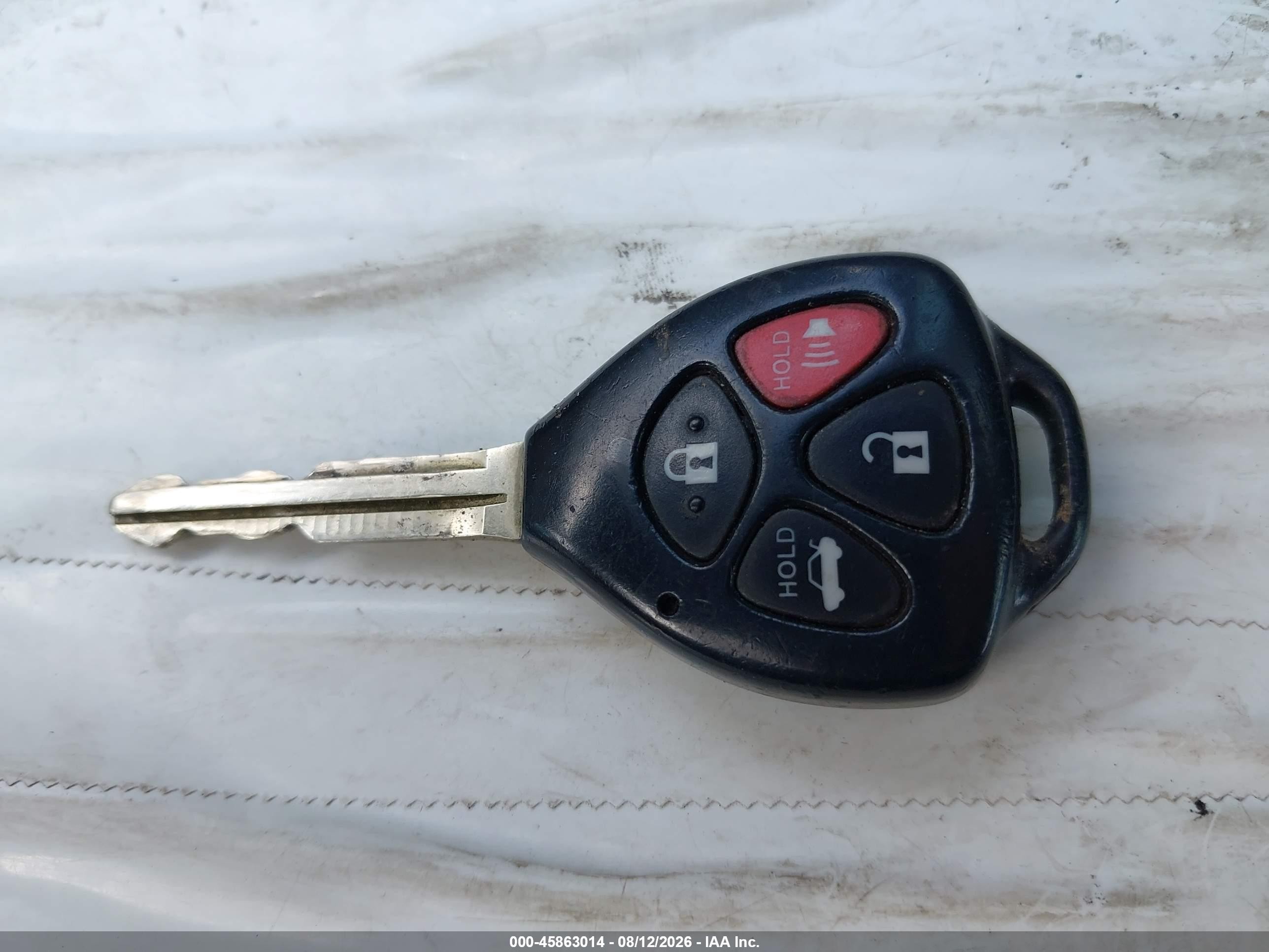 2010 Toyota Corolla Le Красный vin: JTDBU4EE6A9106944