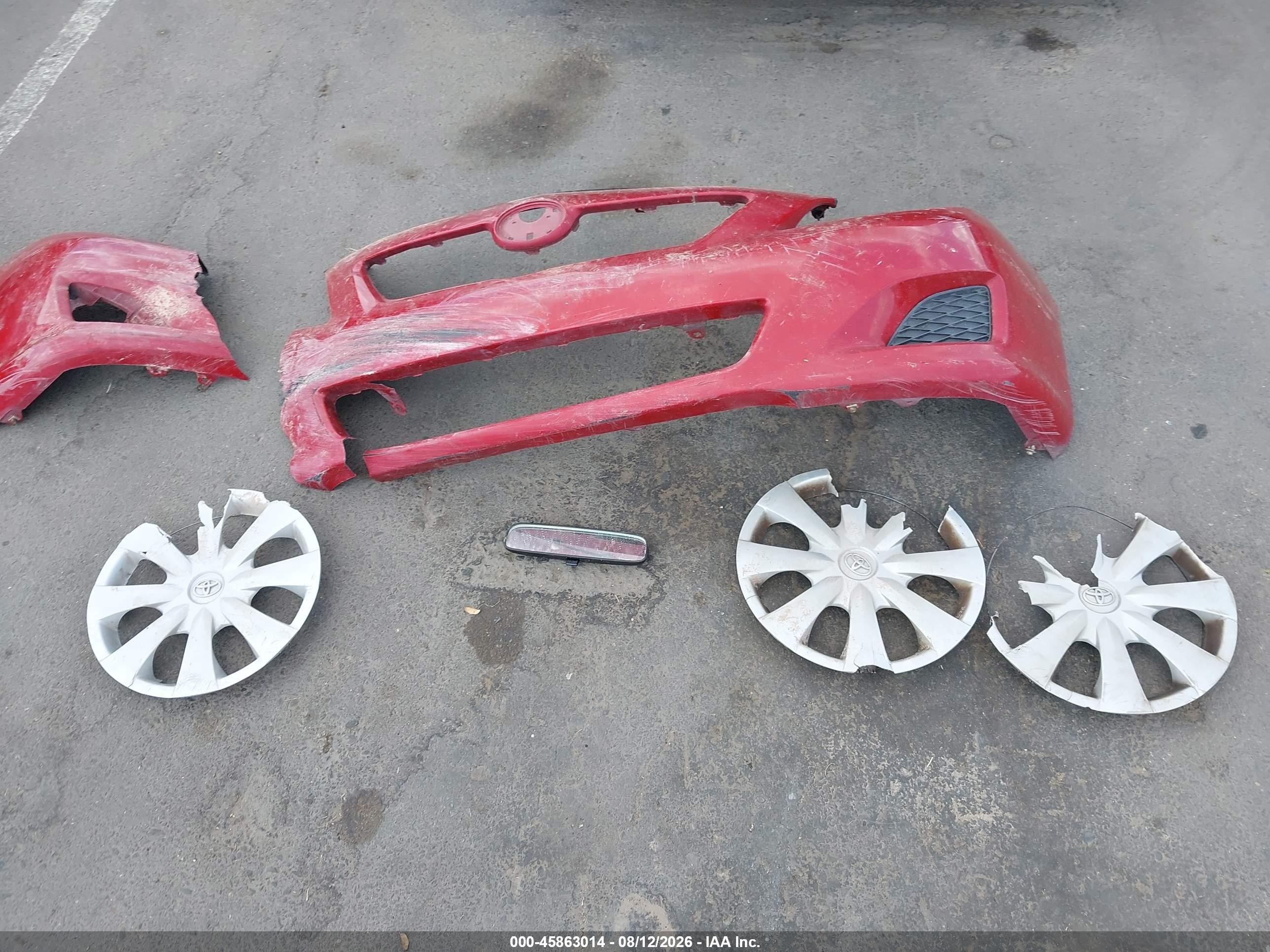 2010 Toyota Corolla Le Красный vin: JTDBU4EE6A9106944
