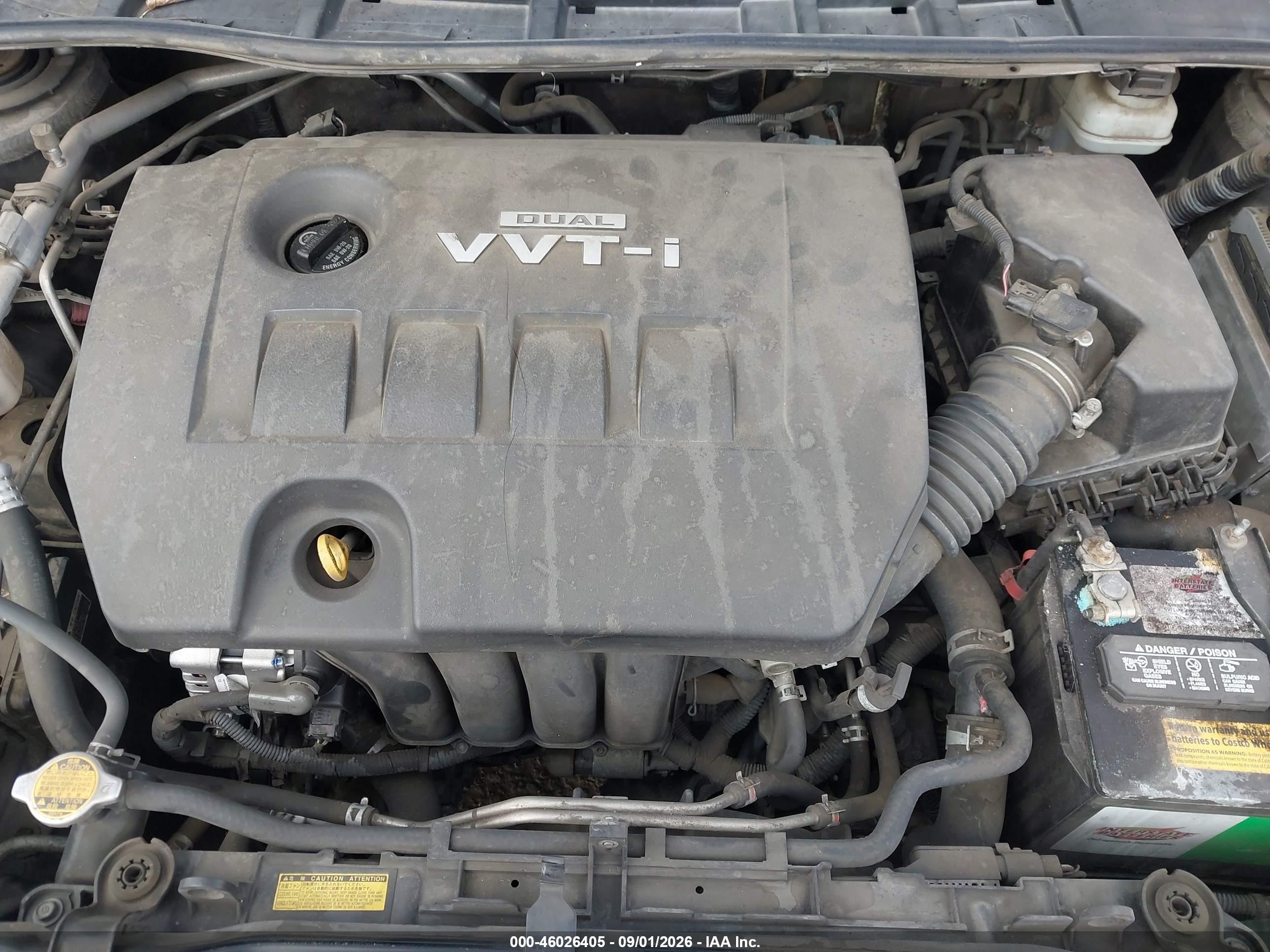 2010 Toyota Corolla Le Black vin: JTDBU4EE6AJ070171