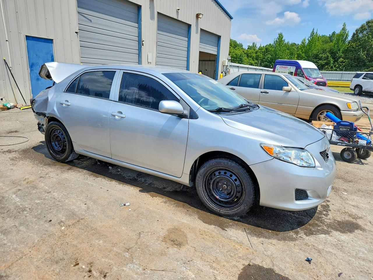 2010 Toyota Corolla Le Silver vin: JTDBU4EE6AJ070610