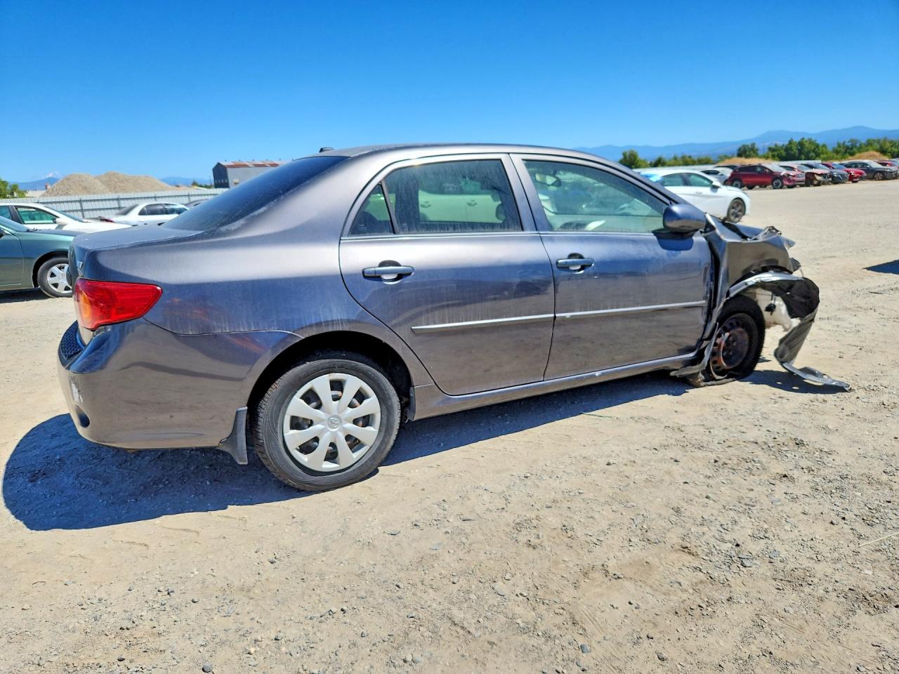 2010 Toyota Corolla Le Gray vin: JTDBU4EE6AJ072793
