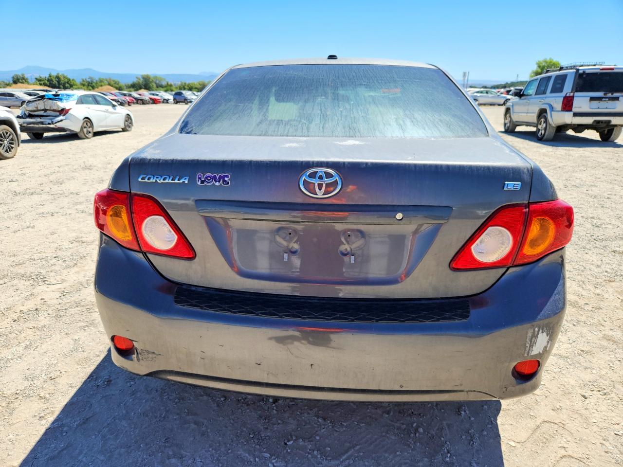 2010 Toyota Corolla Le Gray vin: JTDBU4EE6AJ072793