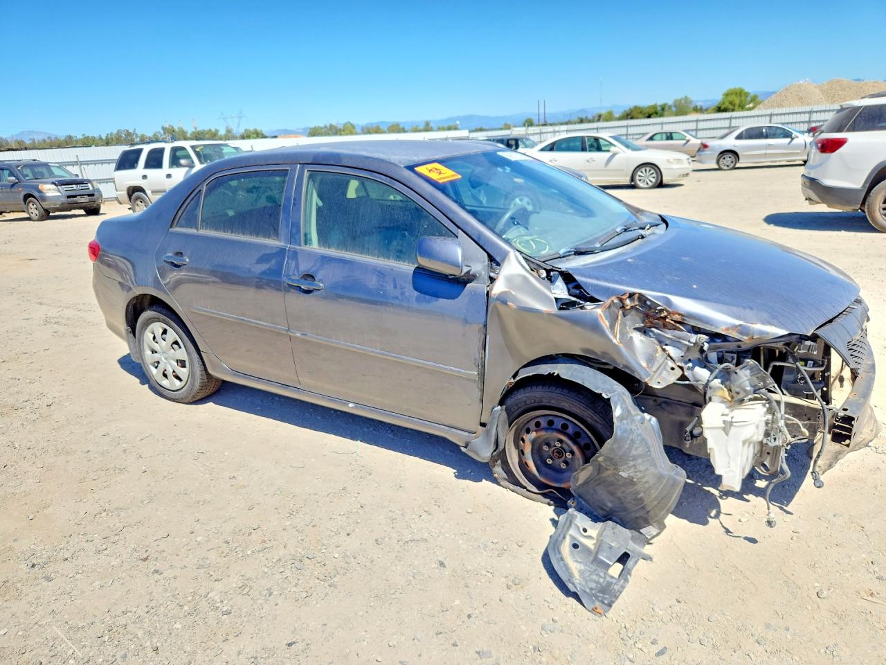 2010 Toyota Corolla Le Gray vin: JTDBU4EE6AJ072793