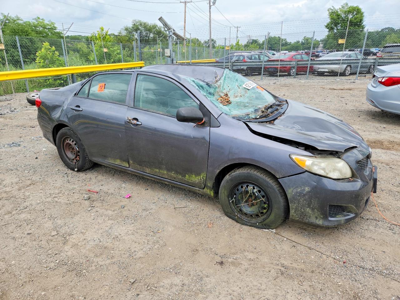 2010 Toyota Corolla Le Gray vin: JTDBU4EE6AJ077766