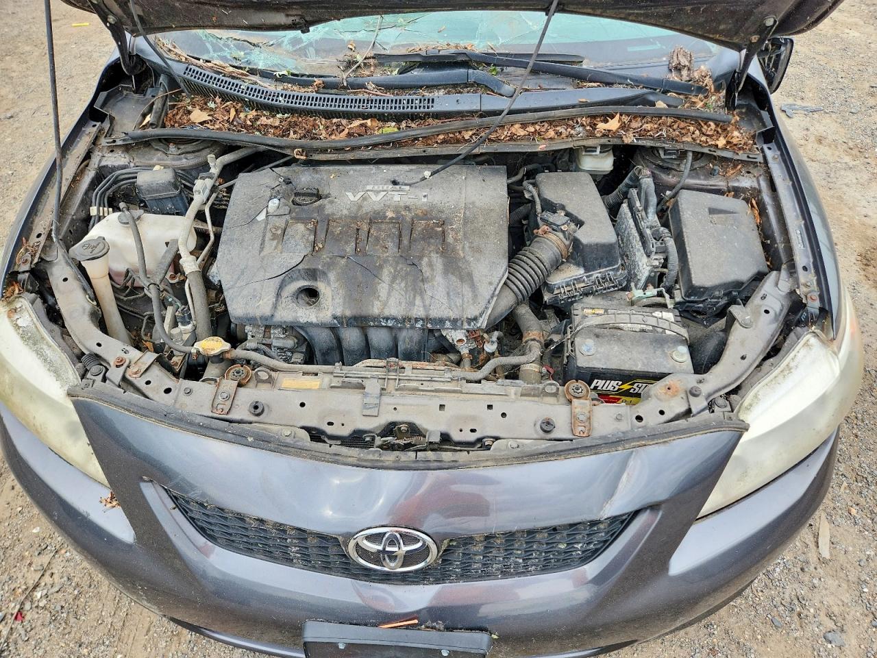 2010 Toyota Corolla Le Gray vin: JTDBU4EE6AJ077766