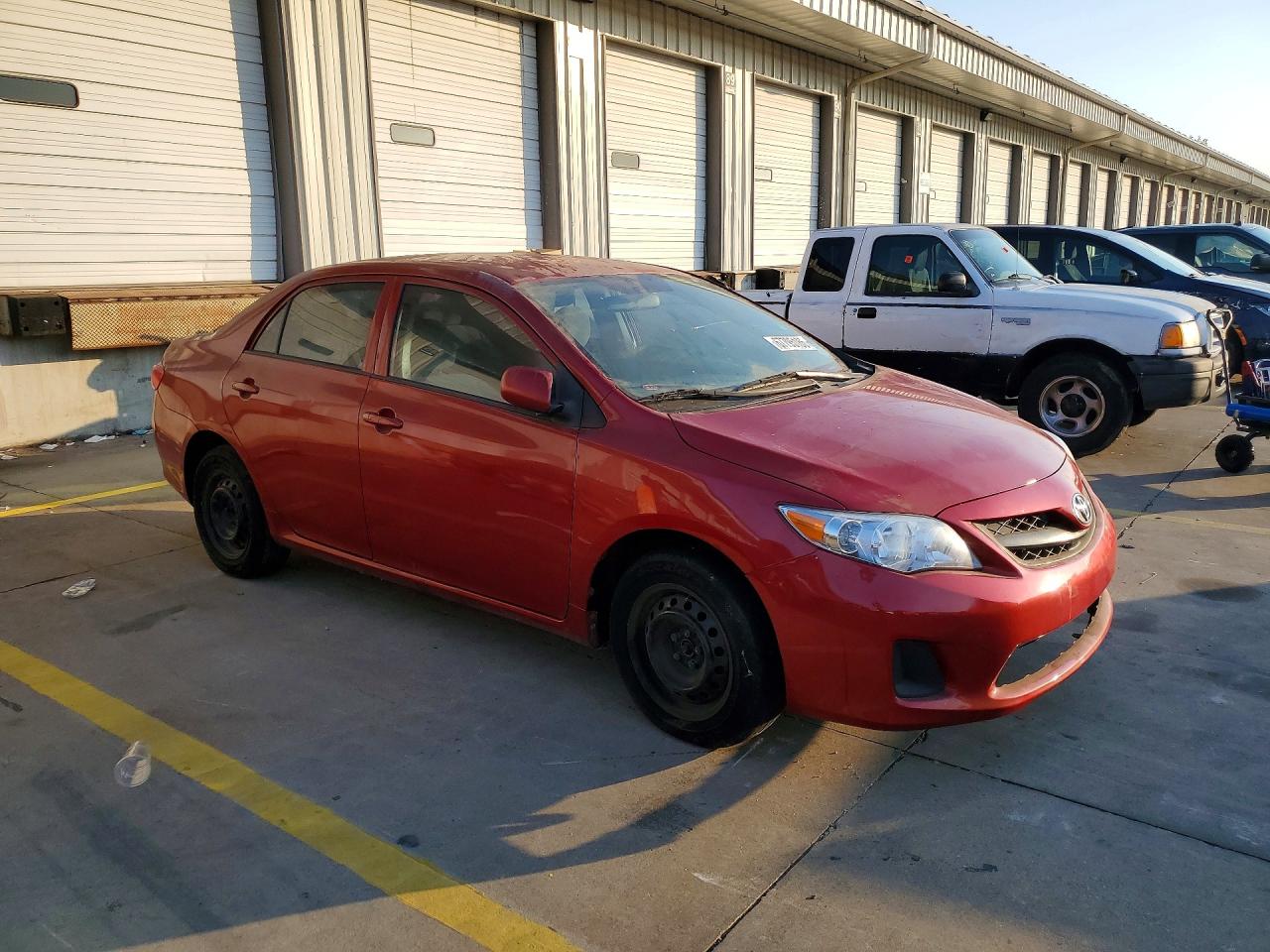 2010 Toyota Corolla Le Burgundy vin: JTDBU4EE6AJ079565