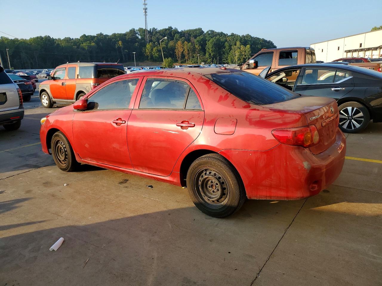 2010 Toyota Corolla Le Burgundy vin: JTDBU4EE6AJ079565