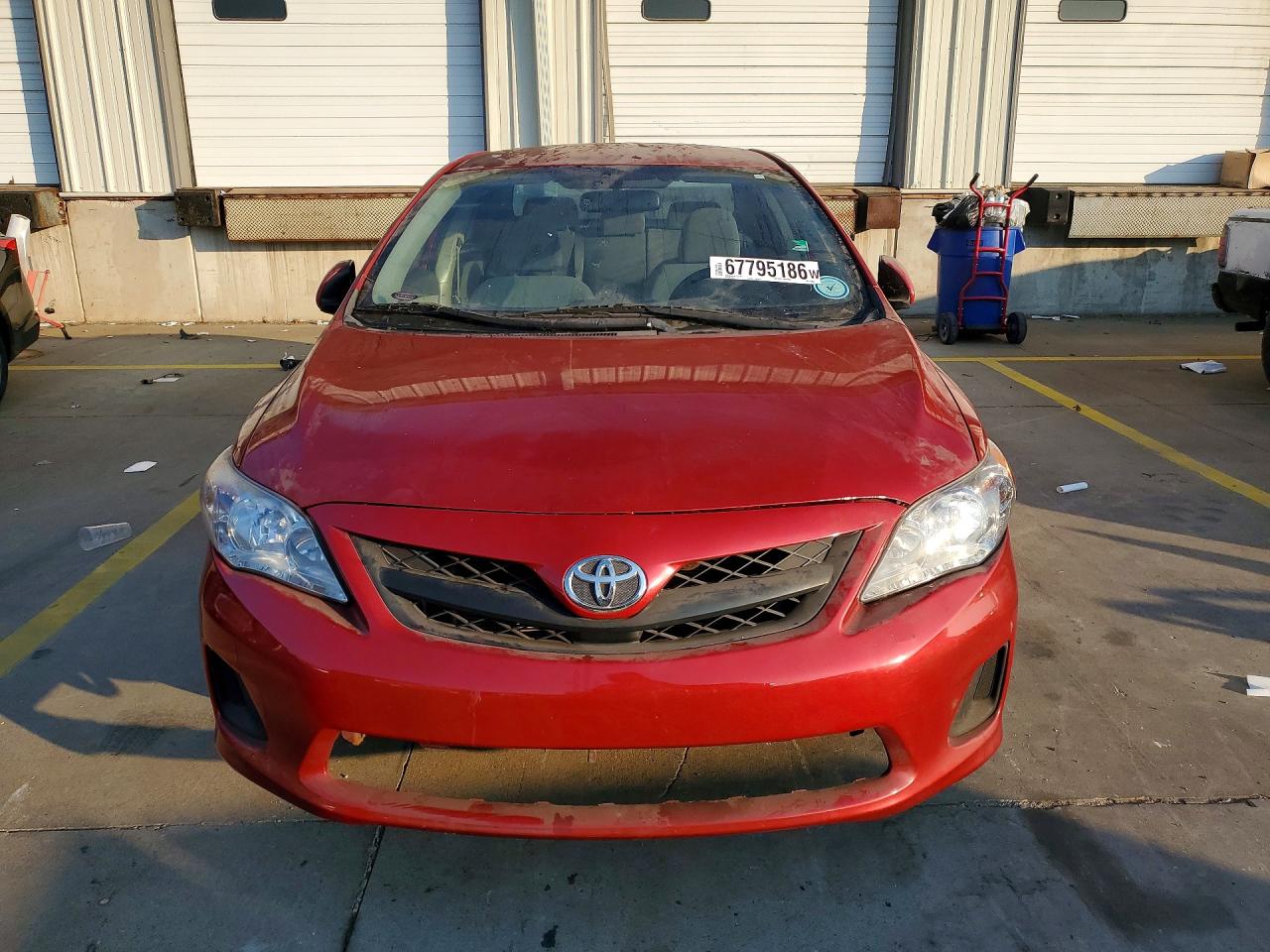 2010 Toyota Corolla Le Burgundy vin: JTDBU4EE6AJ079565