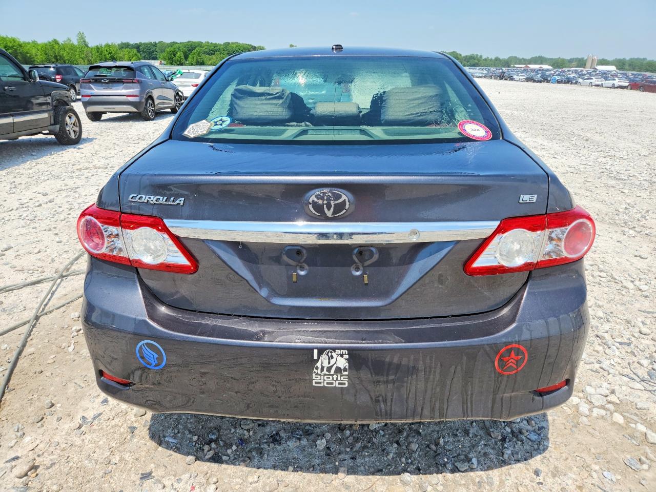2011 Toyota Corolla Le Gray vin: JTDBU4EE6B9139217