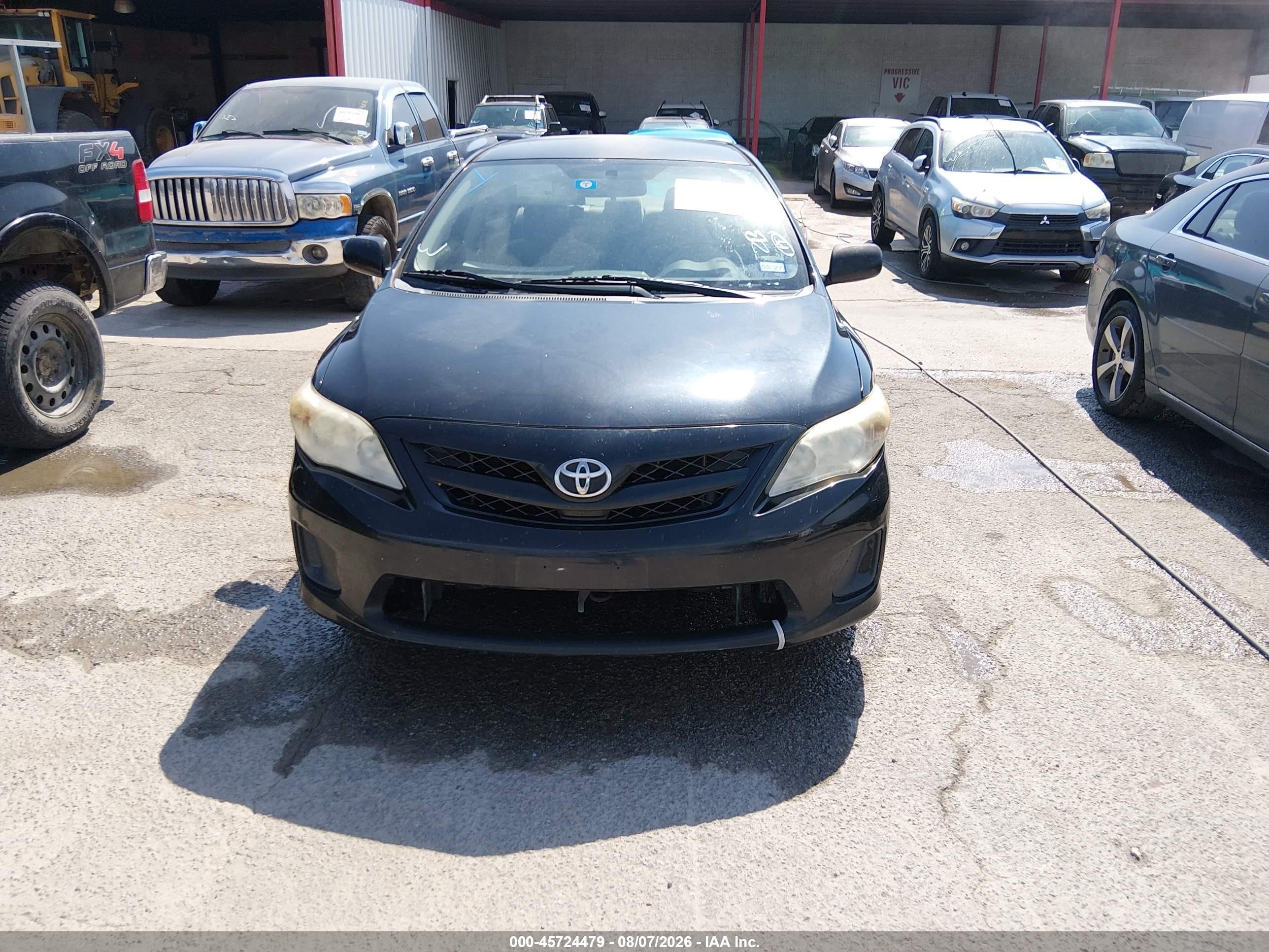2011 Toyota Corolla Le Black vin: JTDBU4EE6B9146703