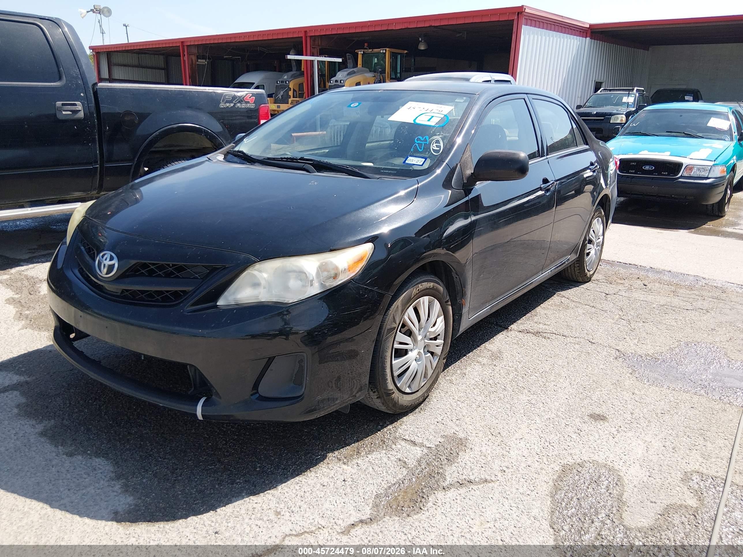 2011 Toyota Corolla Le Black vin: JTDBU4EE6B9146703