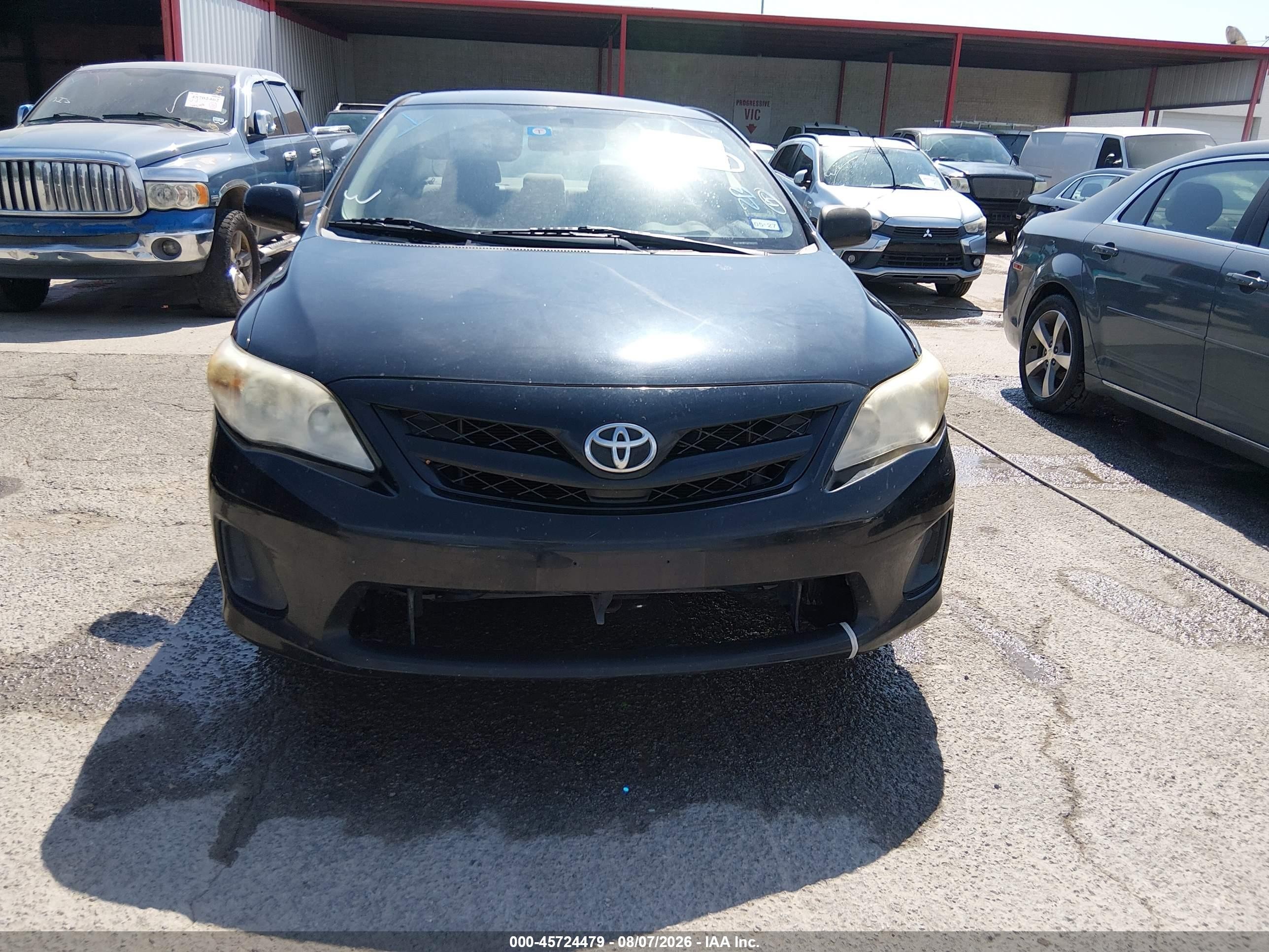 2011 Toyota Corolla Le Black vin: JTDBU4EE6B9146703