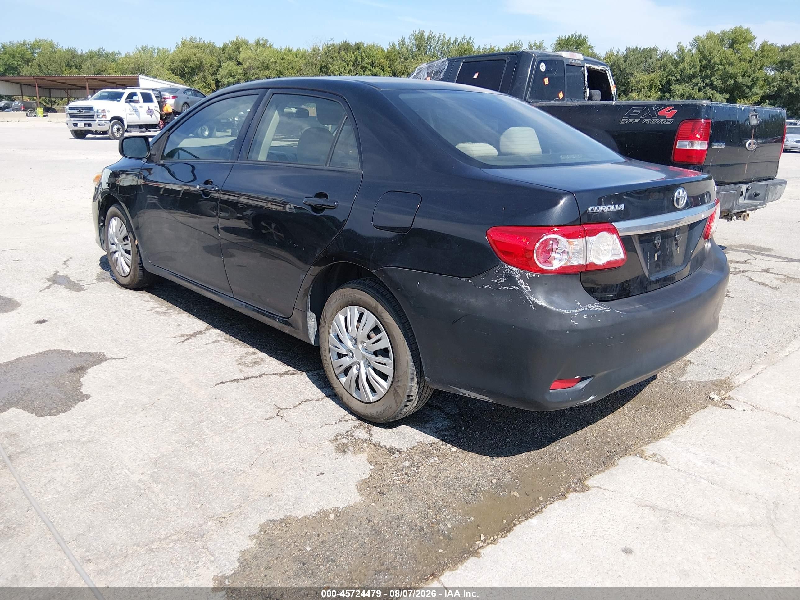 2011 Toyota Corolla Le Black vin: JTDBU4EE6B9146703