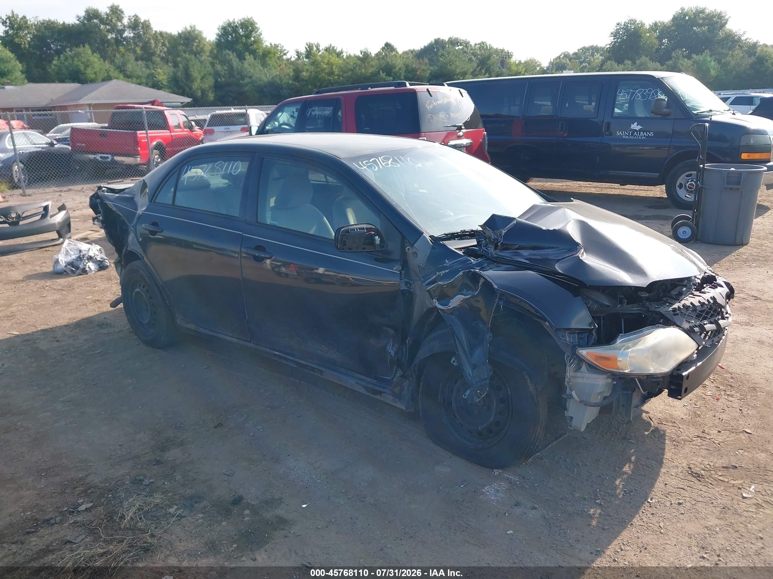 2011 Toyota Corolla Le Gray vin: JTDBU4EE6BJ100383