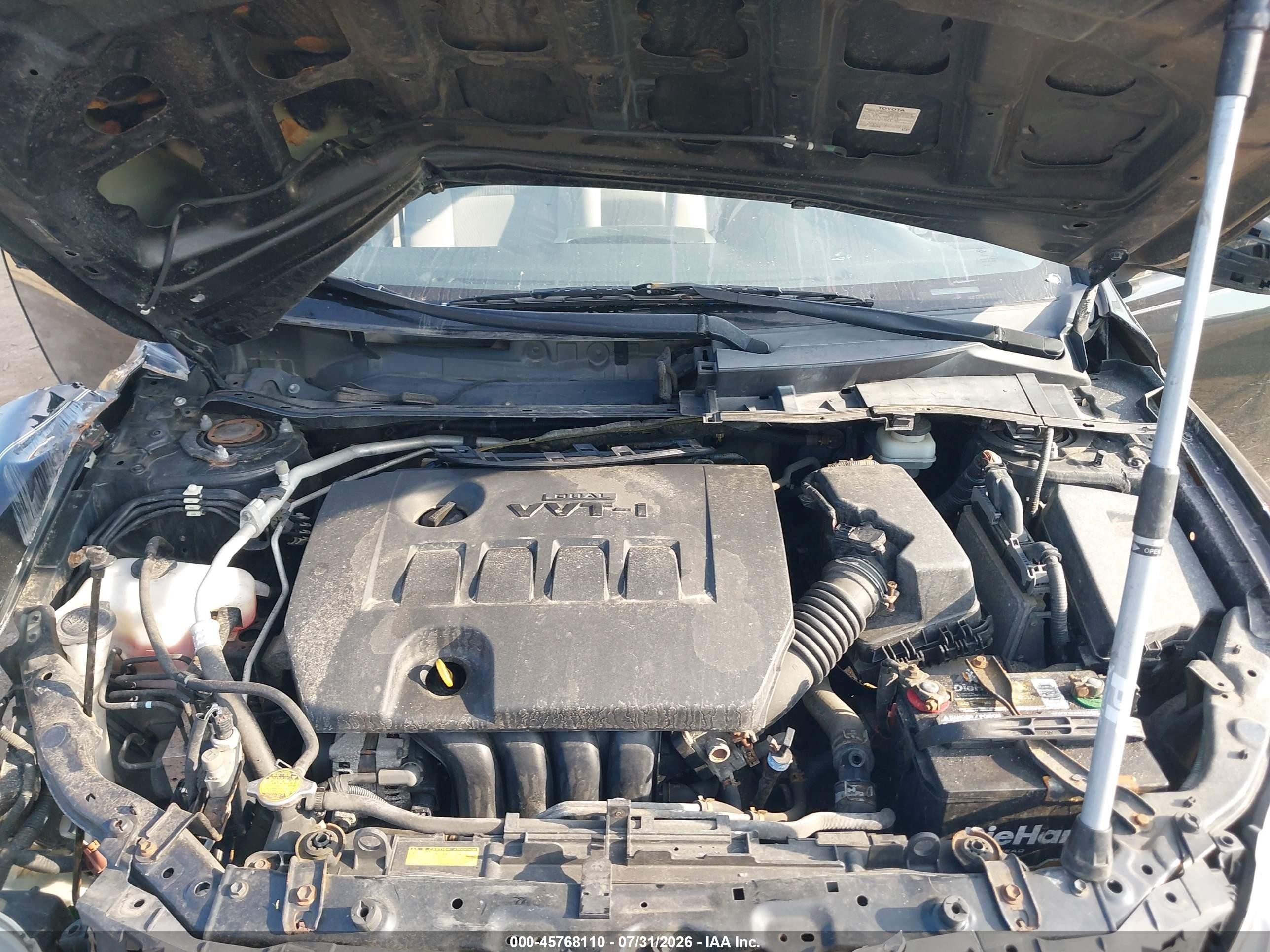 2011 Toyota Corolla Le Gray vin: JTDBU4EE6BJ100383
