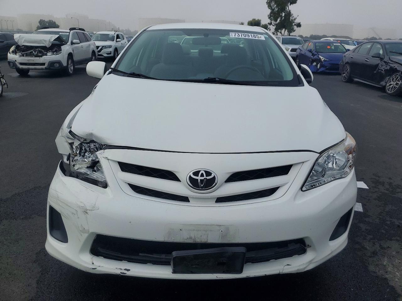 2012 Toyota Corolla Base White vin: JTDBU4EE6C9175930