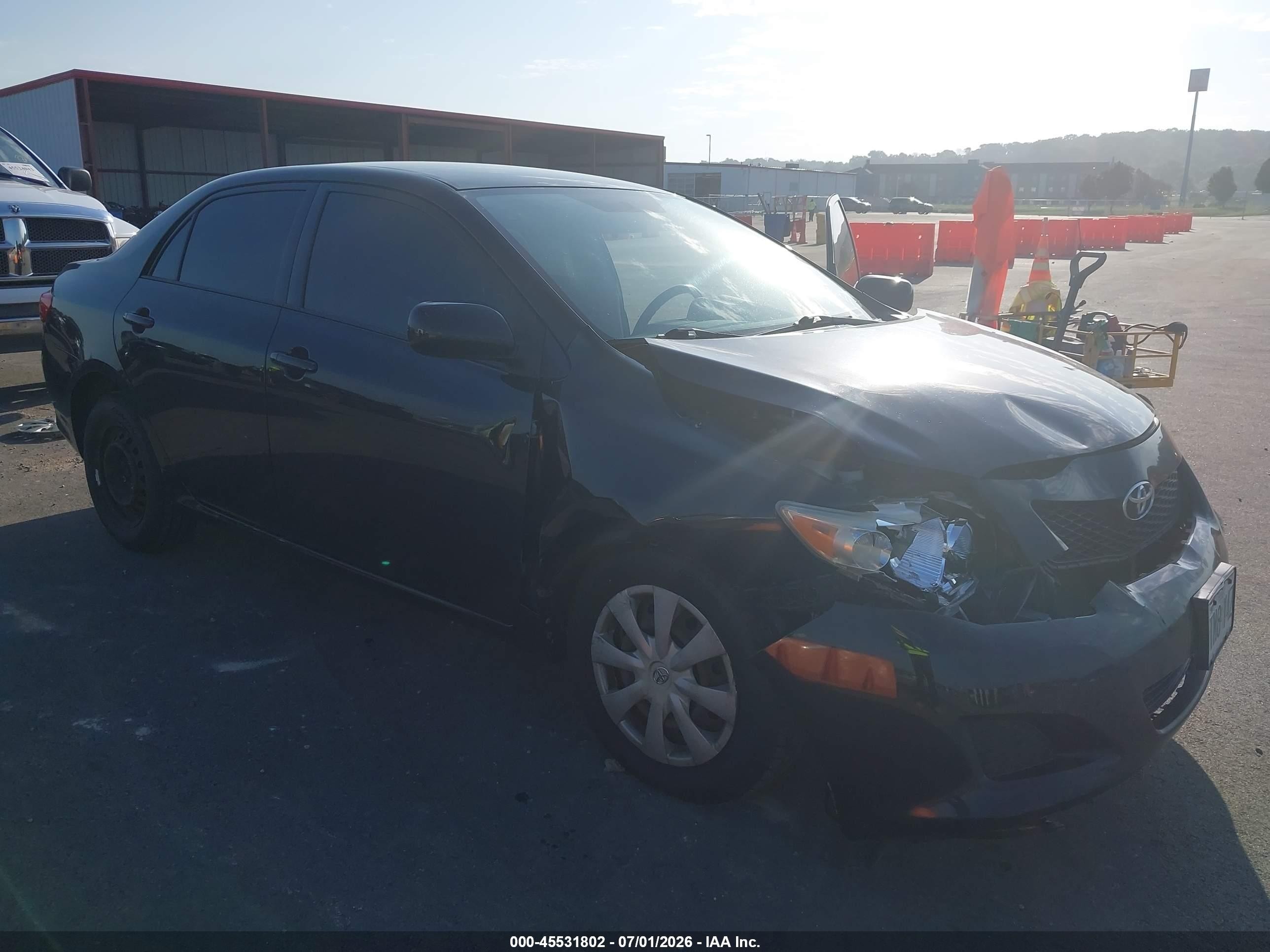 2010 Toyota Corolla Le Черный vin: JTDBU4EE7A9095257