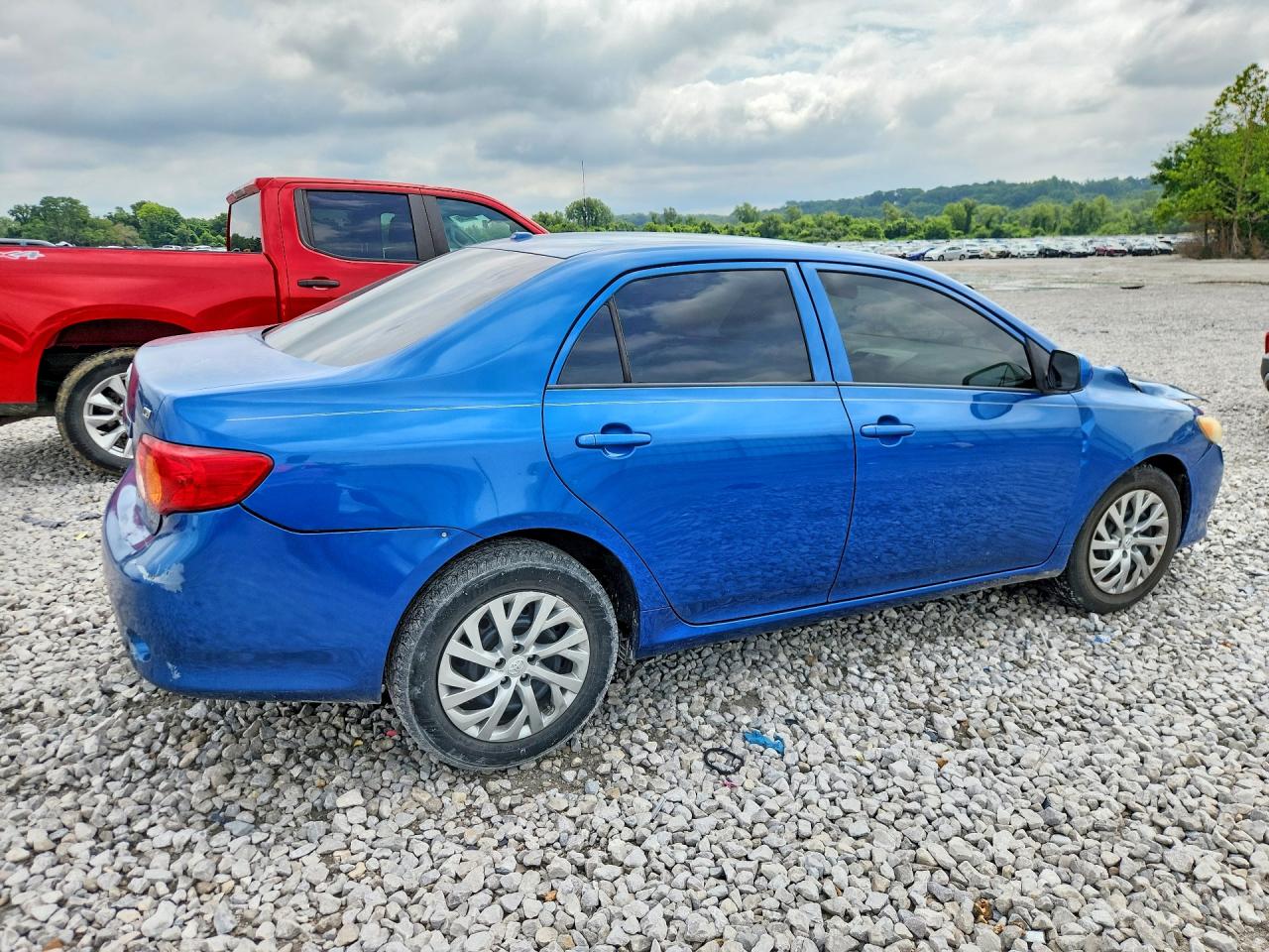 2010 Toyota Corolla Le Blue vin: JTDBU4EE7A9097302