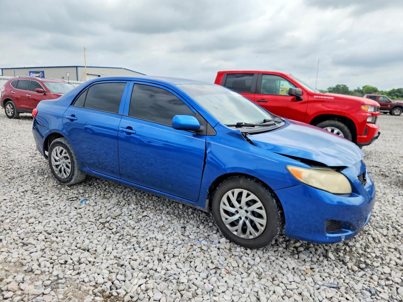 2010 Toyota Corolla Le Blue vin: JTDBU4EE7A9097302