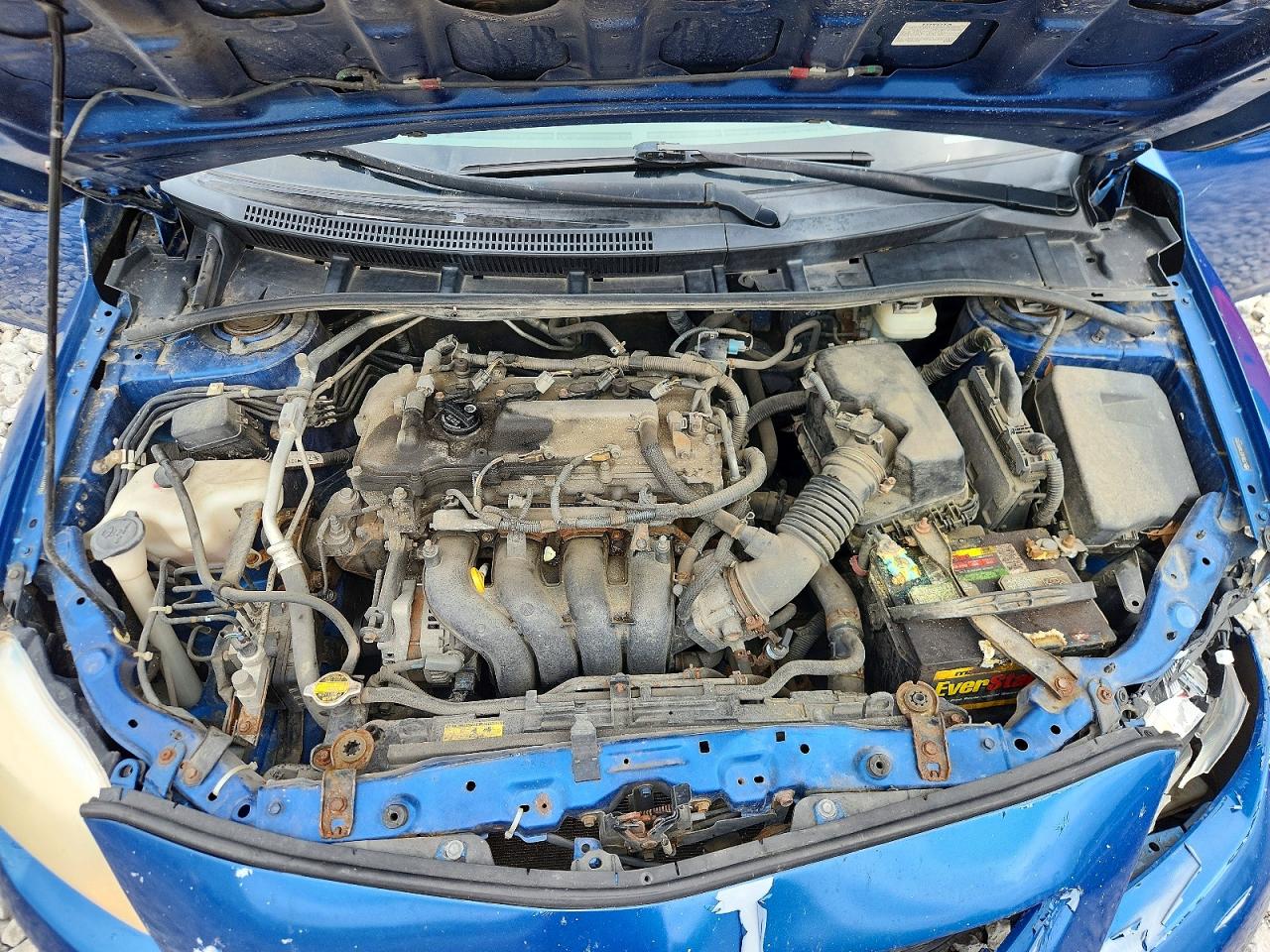 2010 Toyota Corolla Le Blue vin: JTDBU4EE7A9097302