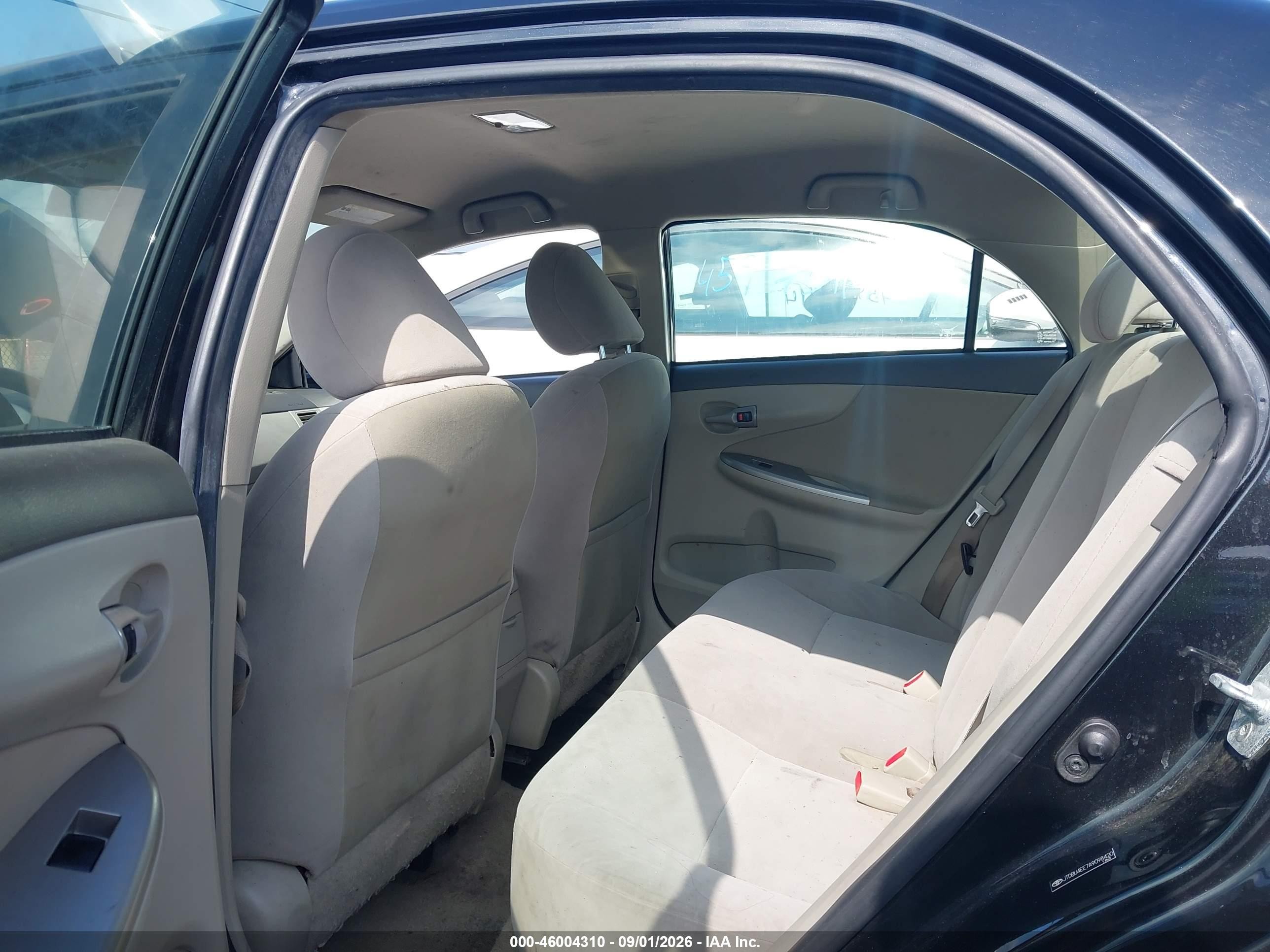 2010 Toyota Corolla Le Черный vin: JTDBU4EE7A9098420