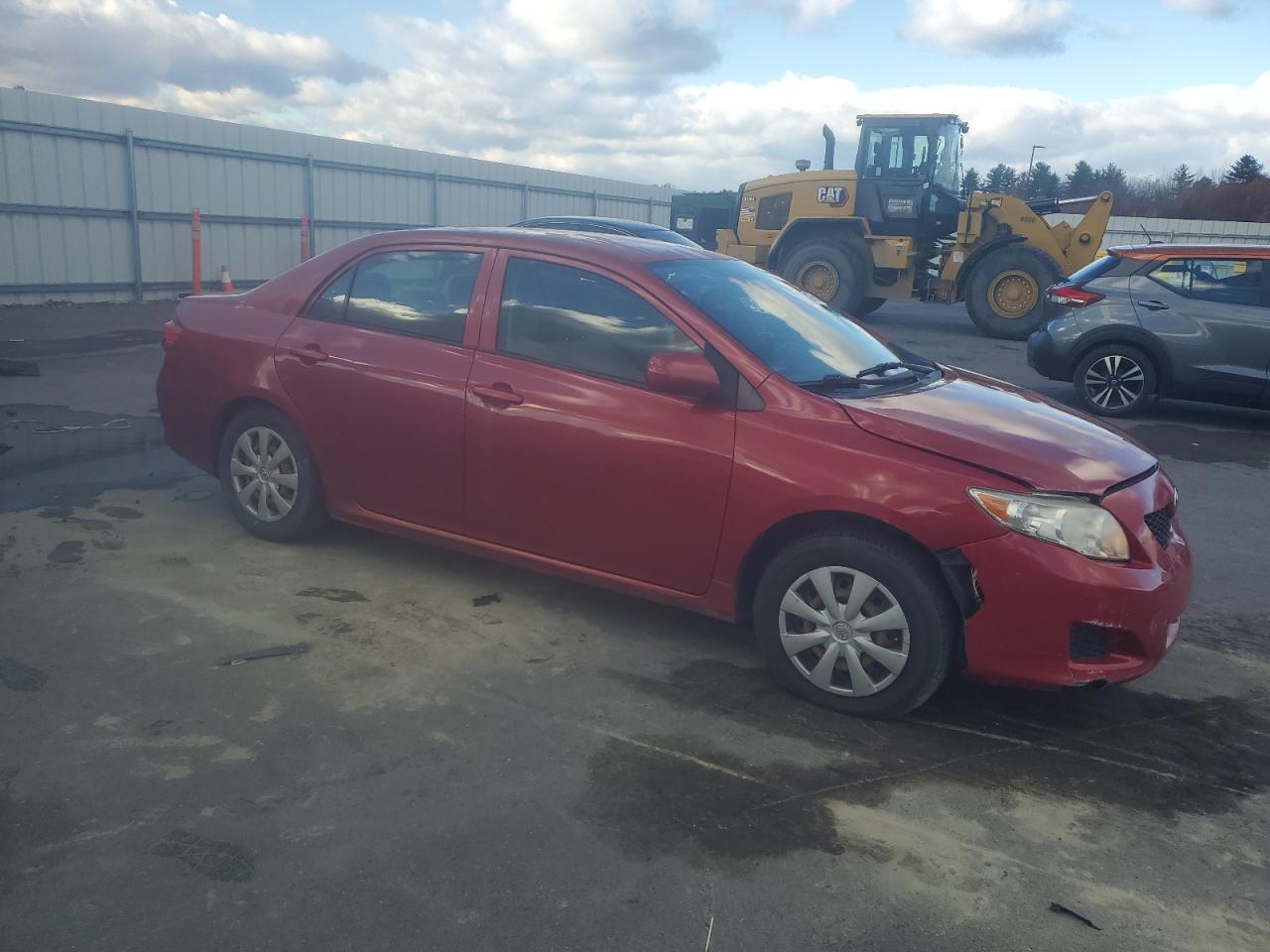 2010 Toyota Corolla Base Red vin: JTDBU4EE7A9108766