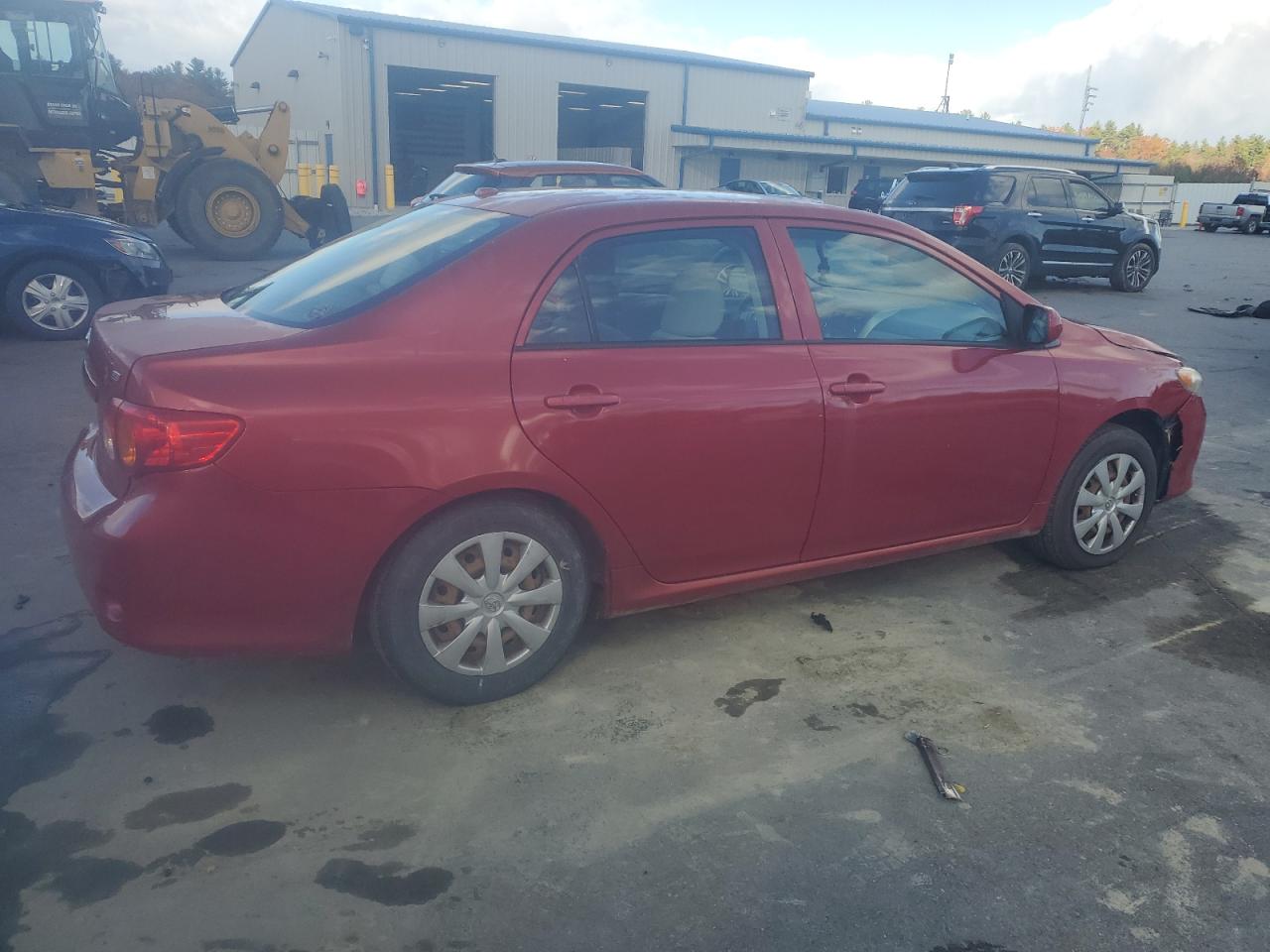 2010 Toyota Corolla Base Red vin: JTDBU4EE7A9108766