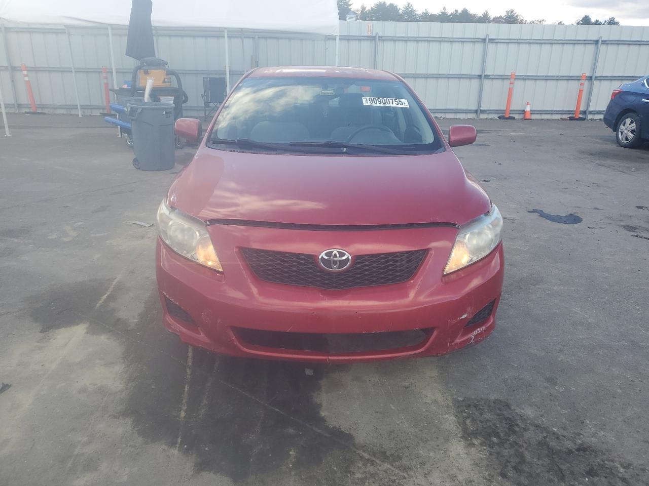 2010 Toyota Corolla Base Red vin: JTDBU4EE7A9108766