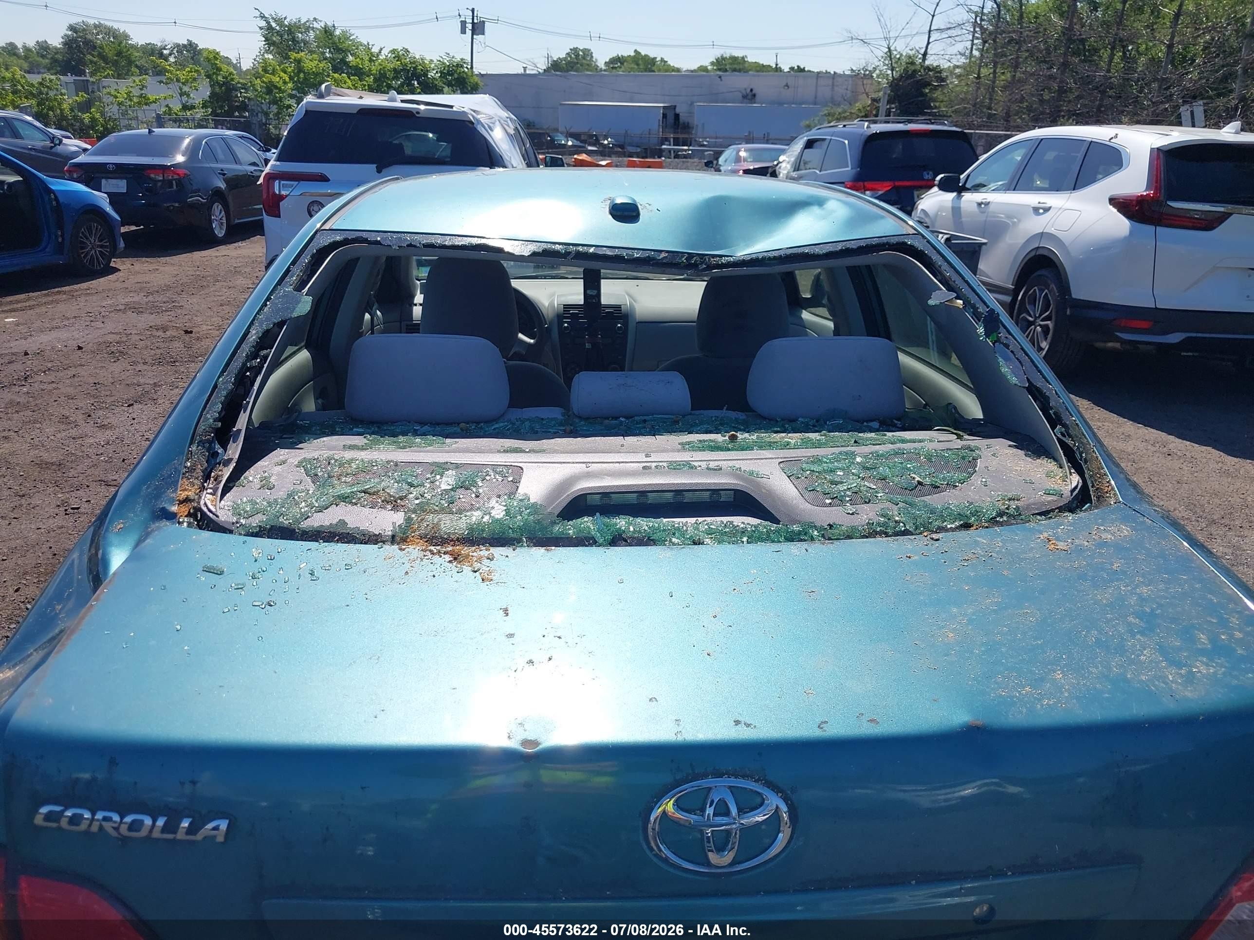 2010 Toyota Corolla Le Blue vin: JTDBU4EE7A9115331