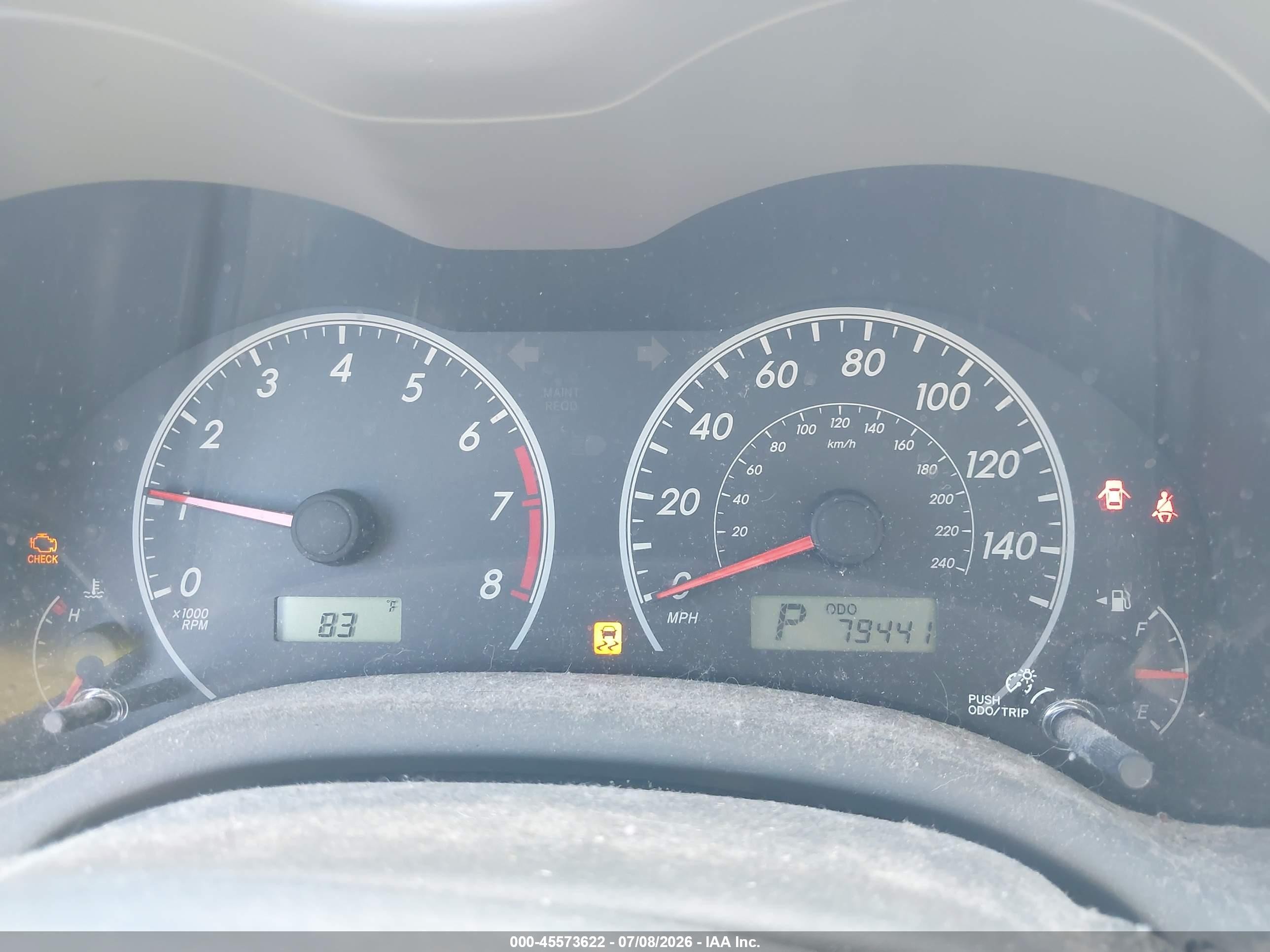 2010 Toyota Corolla Le Blue vin: JTDBU4EE7A9115331