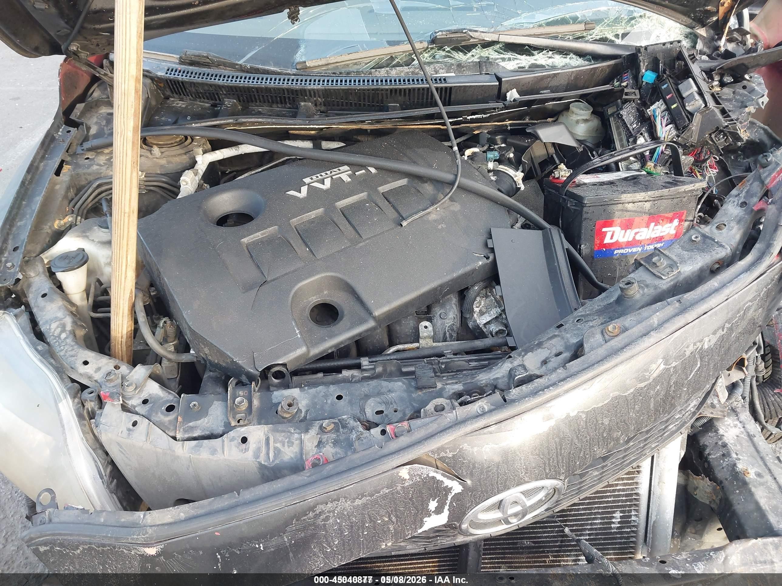 2010 Toyota Corolla Le Black vin: JTDBU4EE7AJ061303