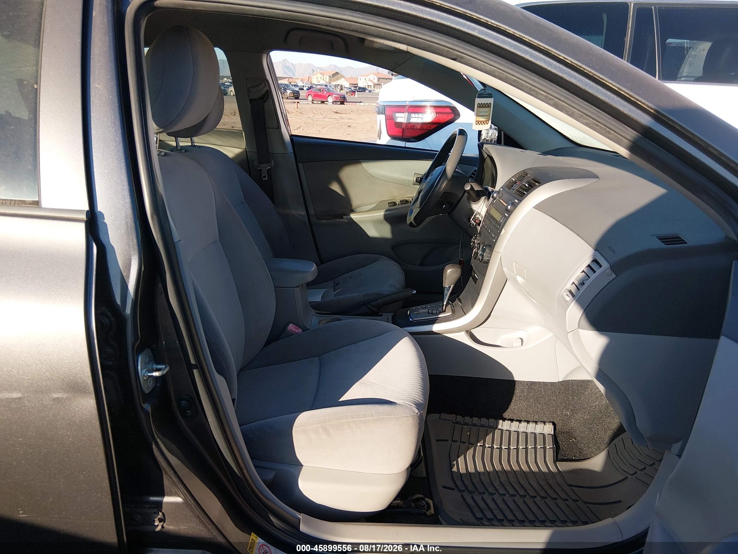 2010 Toyota Corolla Le Gray vin: JTDBU4EE7AJ061737