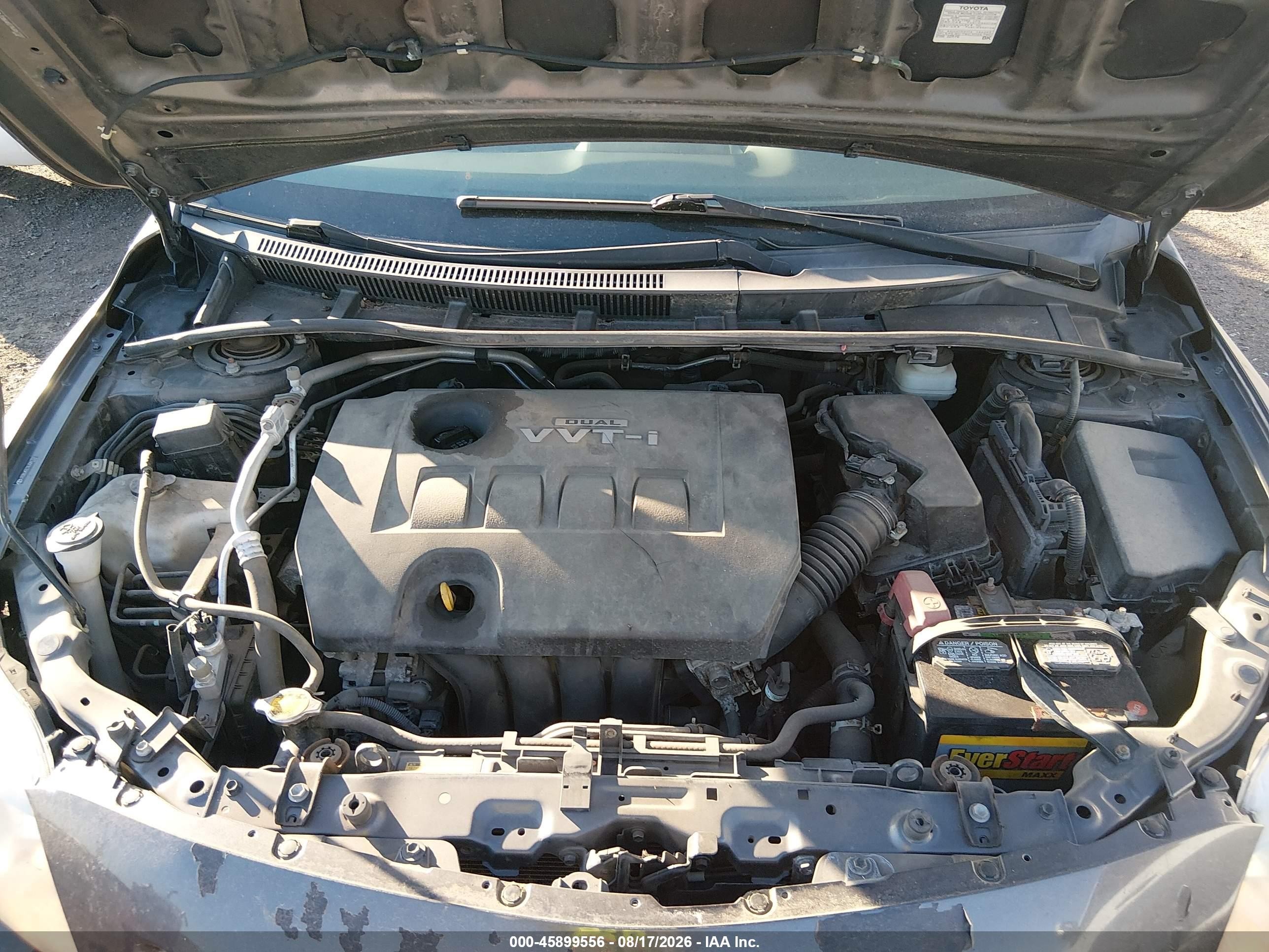 2010 Toyota Corolla Le Gray vin: JTDBU4EE7AJ061737