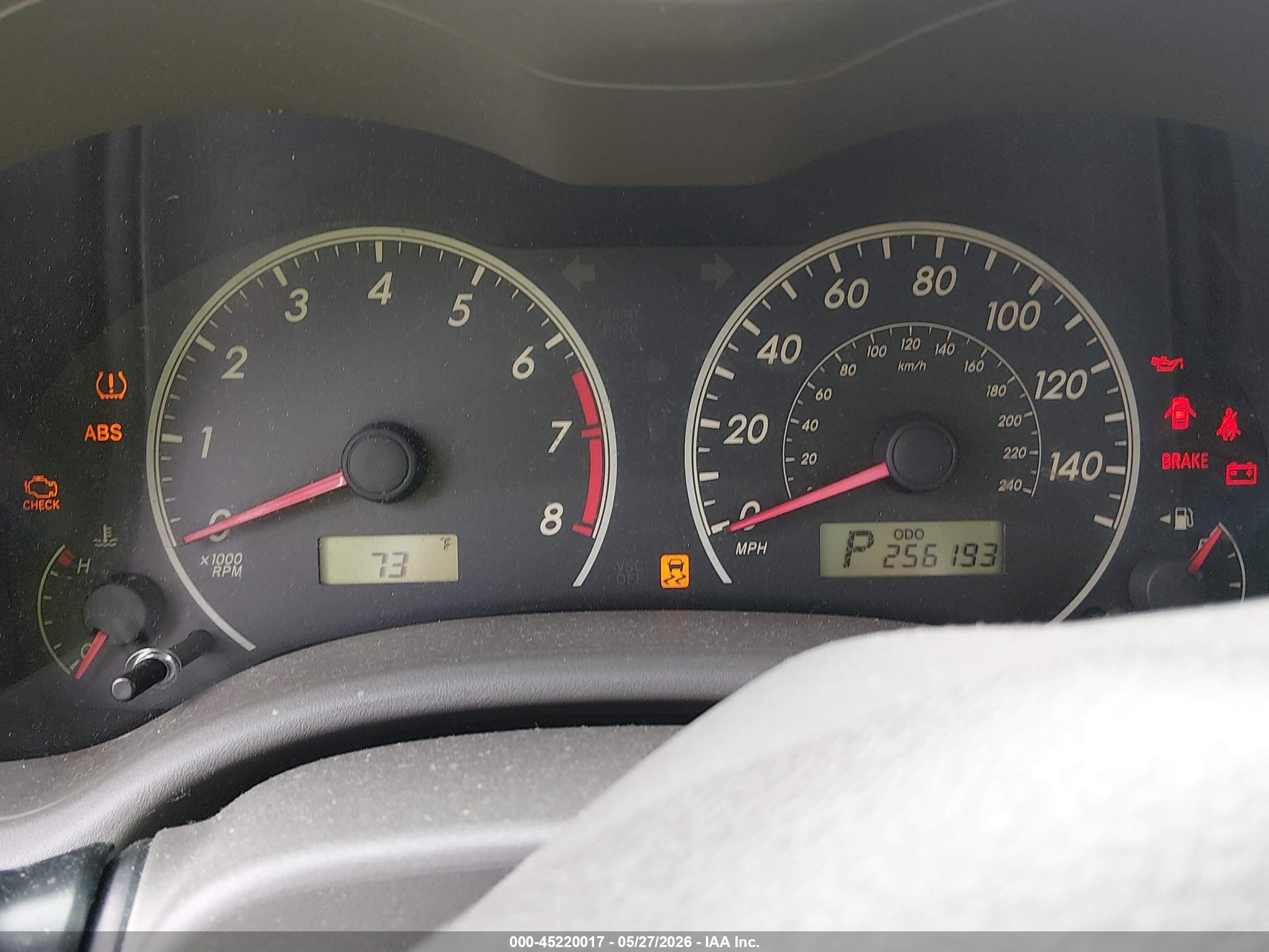 2010 Toyota Corolla Le Красный vin: JTDBU4EE7AJ075315