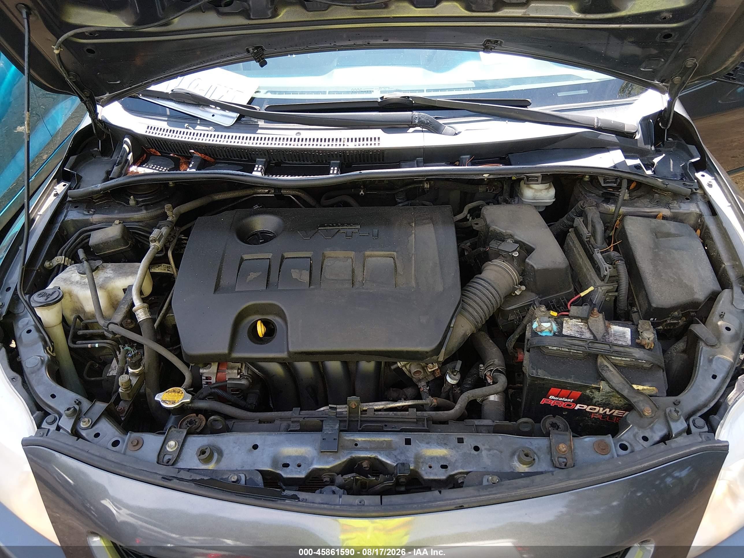 2010 Toyota Corolla Le Silver vin: JTDBU4EE7AJ083897
