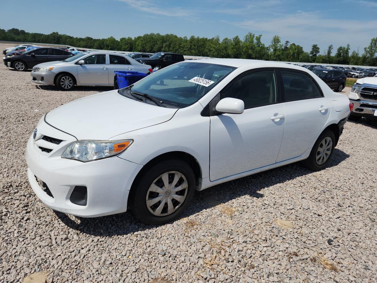 2011 Toyota Corolla Le White vin: JTDBU4EE7B9149481