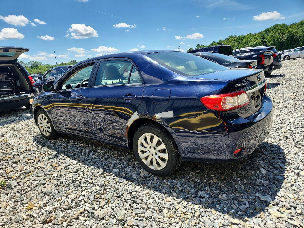 2012 Toyota Corolla Le Blue vin: JTDBU4EE7C9173815