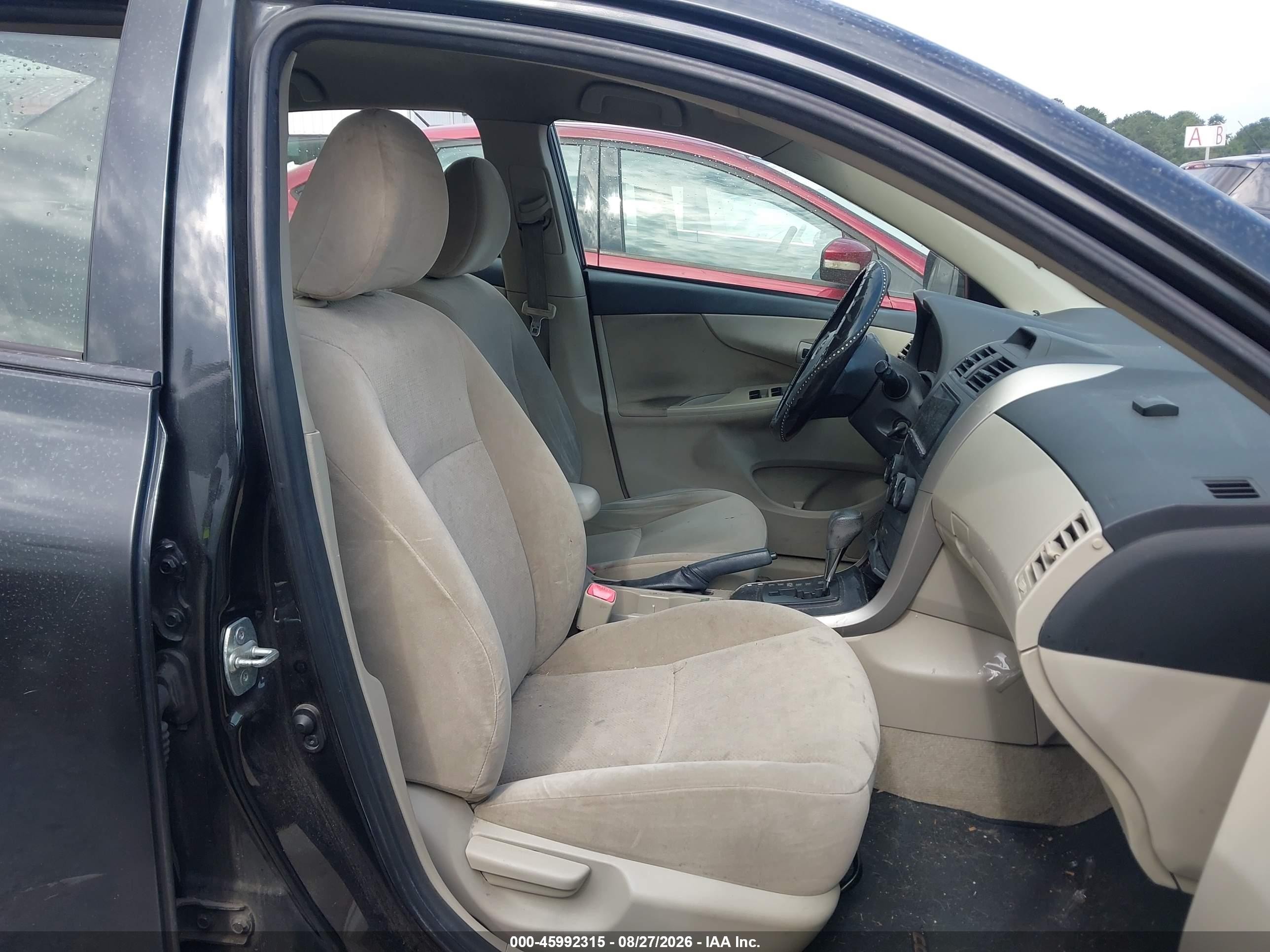 2013 Toyota Corolla L Black vin: JTDBU4EE7DJ115736