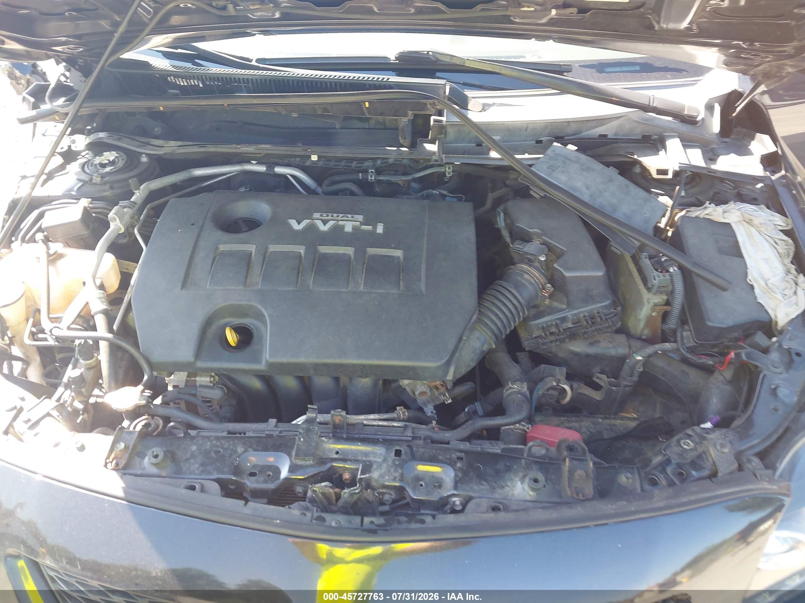 2010 Toyota Corolla Le Black vin: JTDBU4EE8A9104077