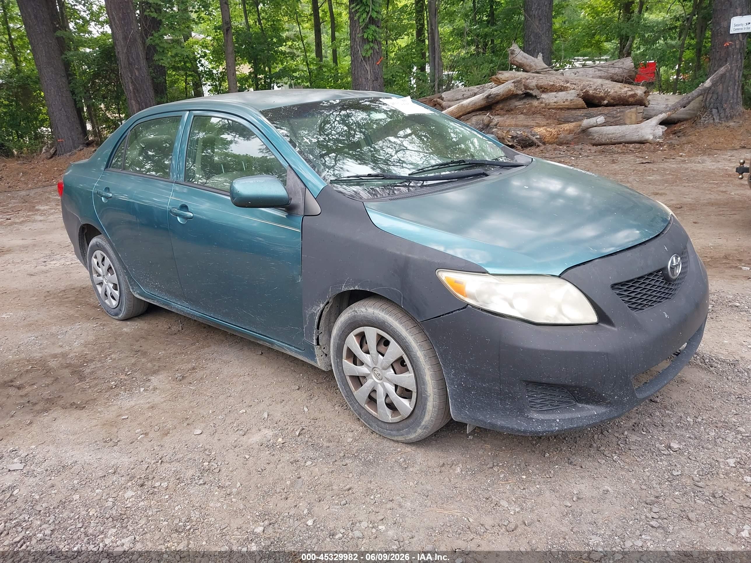 2010 Toyota Corolla Le Teal vin: JTDBU4EE8A9118738