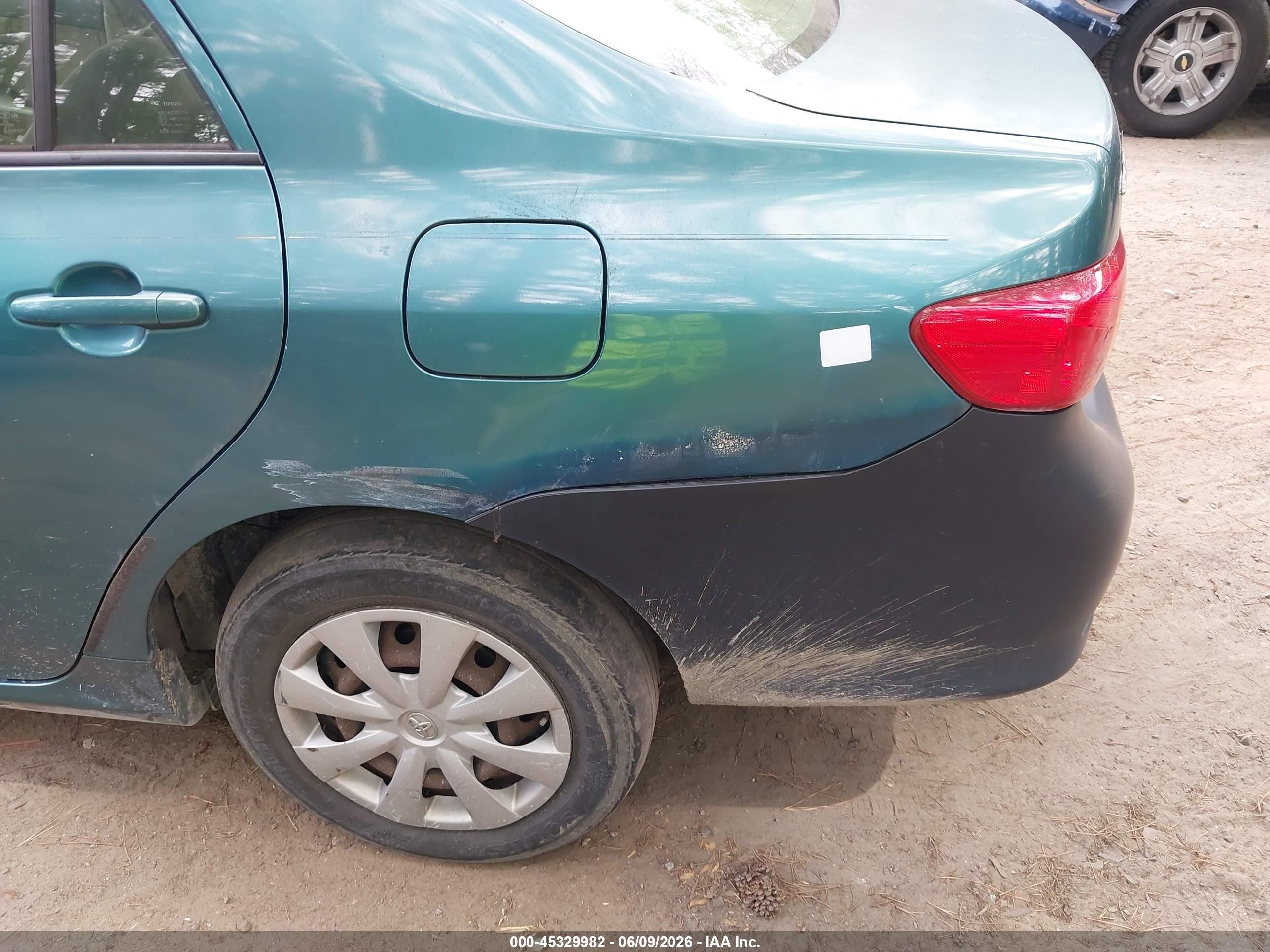 2010 Toyota Corolla Le Teal vin: JTDBU4EE8A9118738