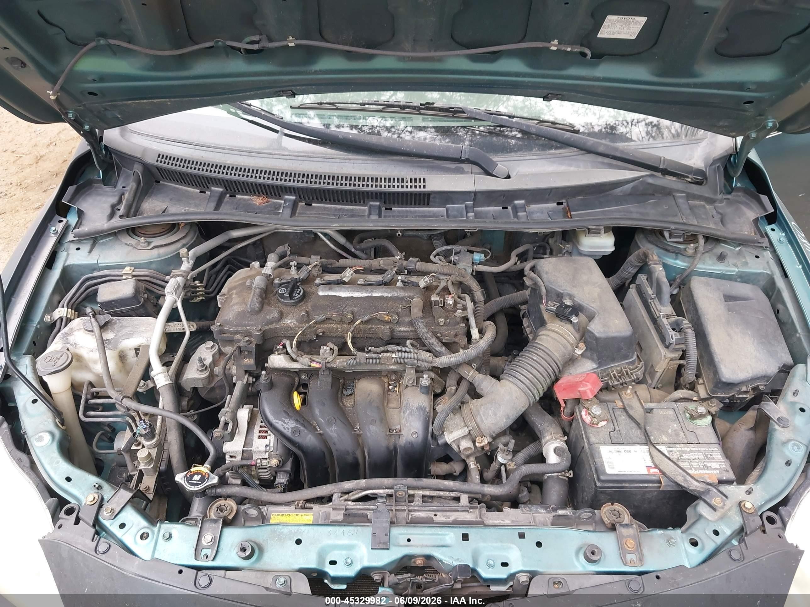 2010 Toyota Corolla Le Teal vin: JTDBU4EE8A9118738