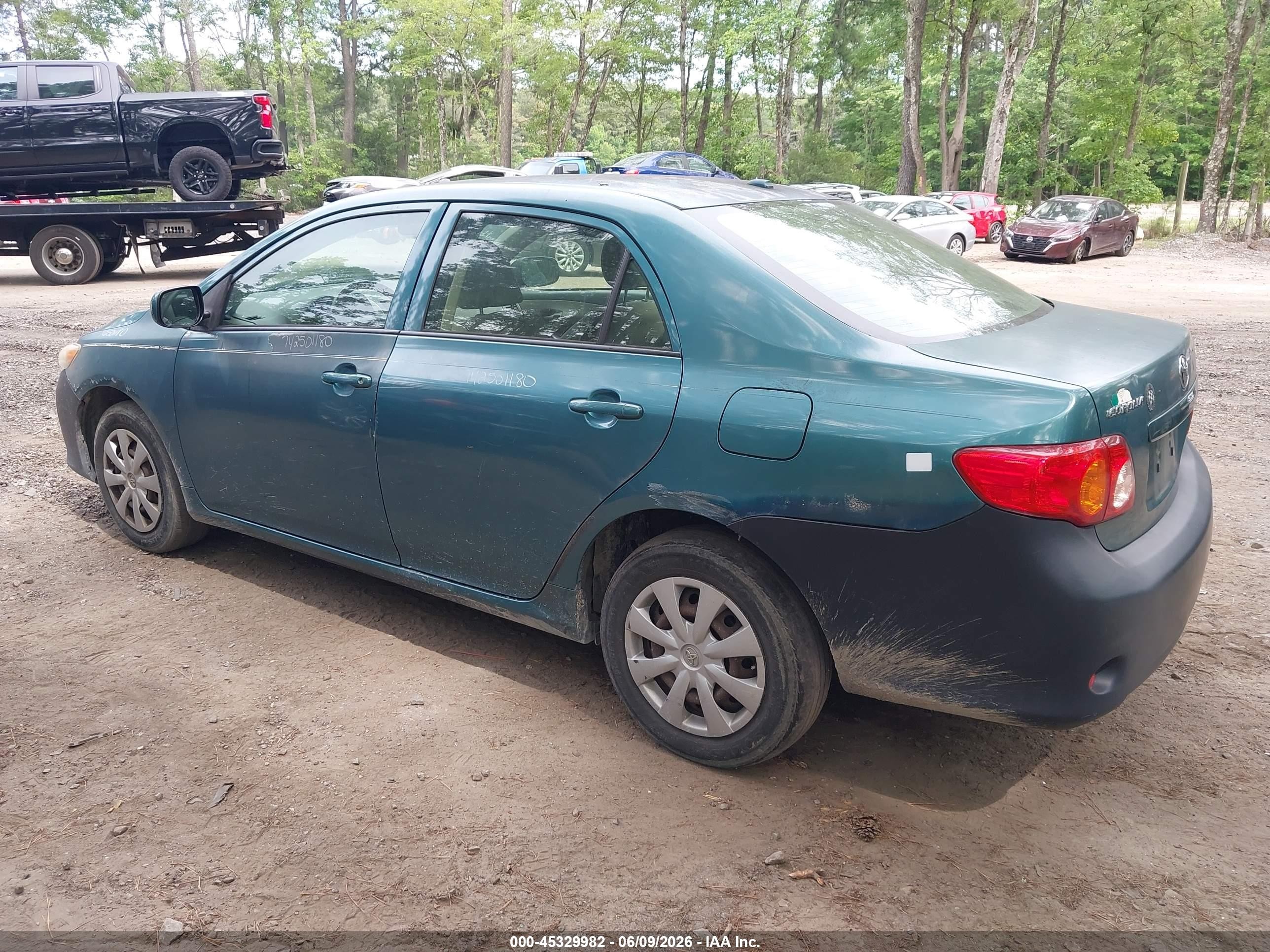 2010 Toyota Corolla Le Teal vin: JTDBU4EE8A9118738
