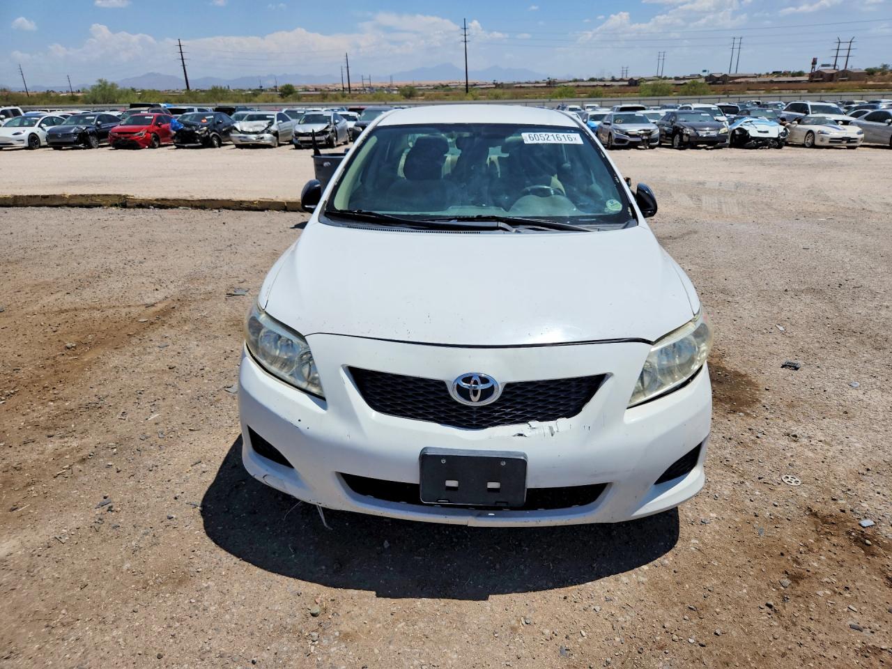 2010 Toyota Corolla Base White vin: JTDBU4EE8AJ060239