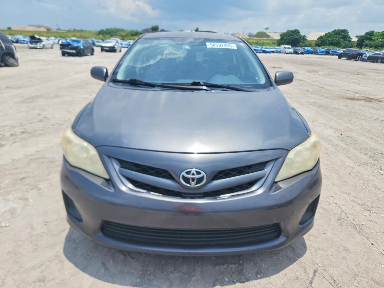 2011 Toyota Corolla Le Gray vin: JTDBU4EE8B9146976